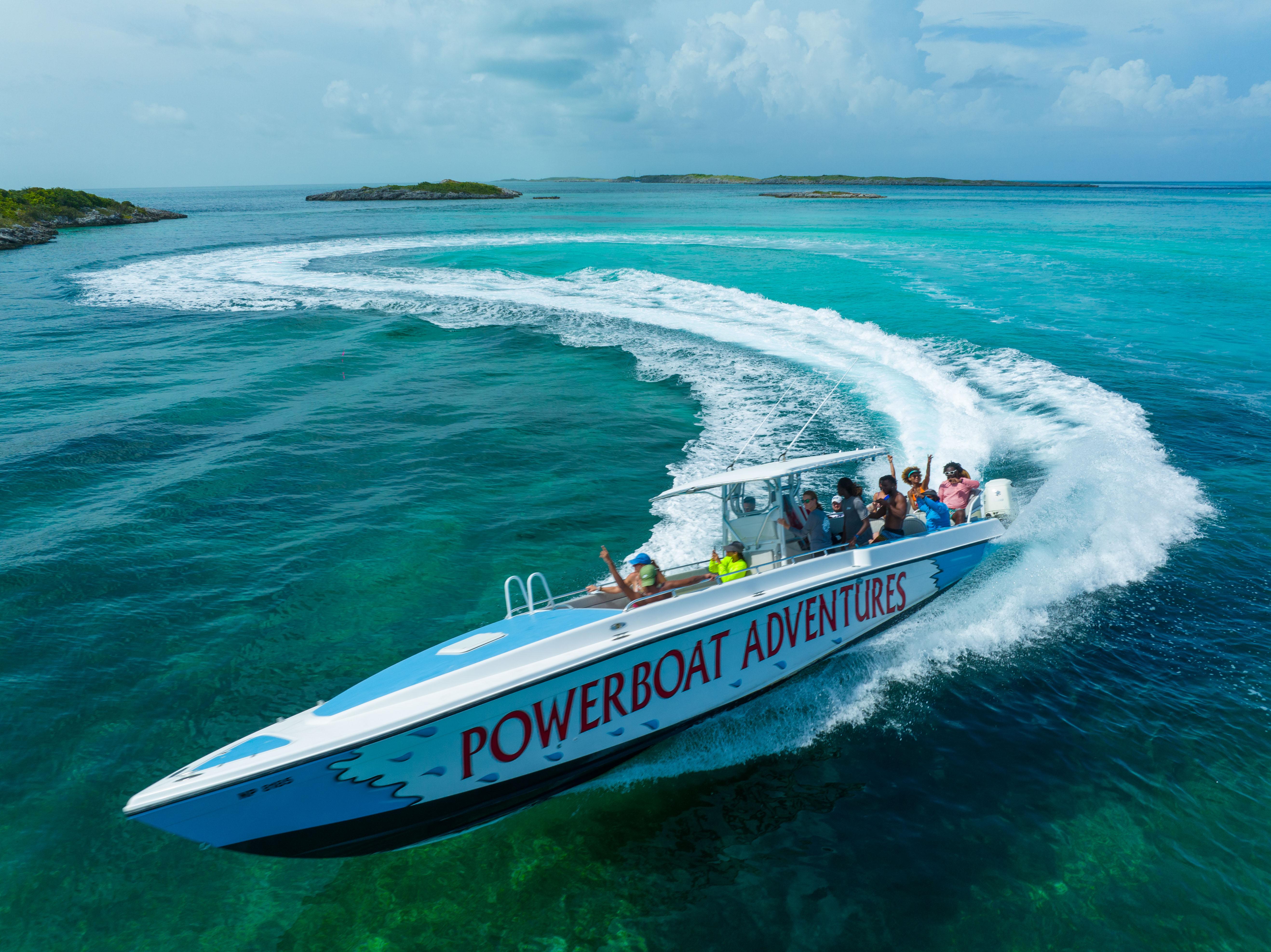 Exuma Powerboat Adventure Day Trip from Nassau