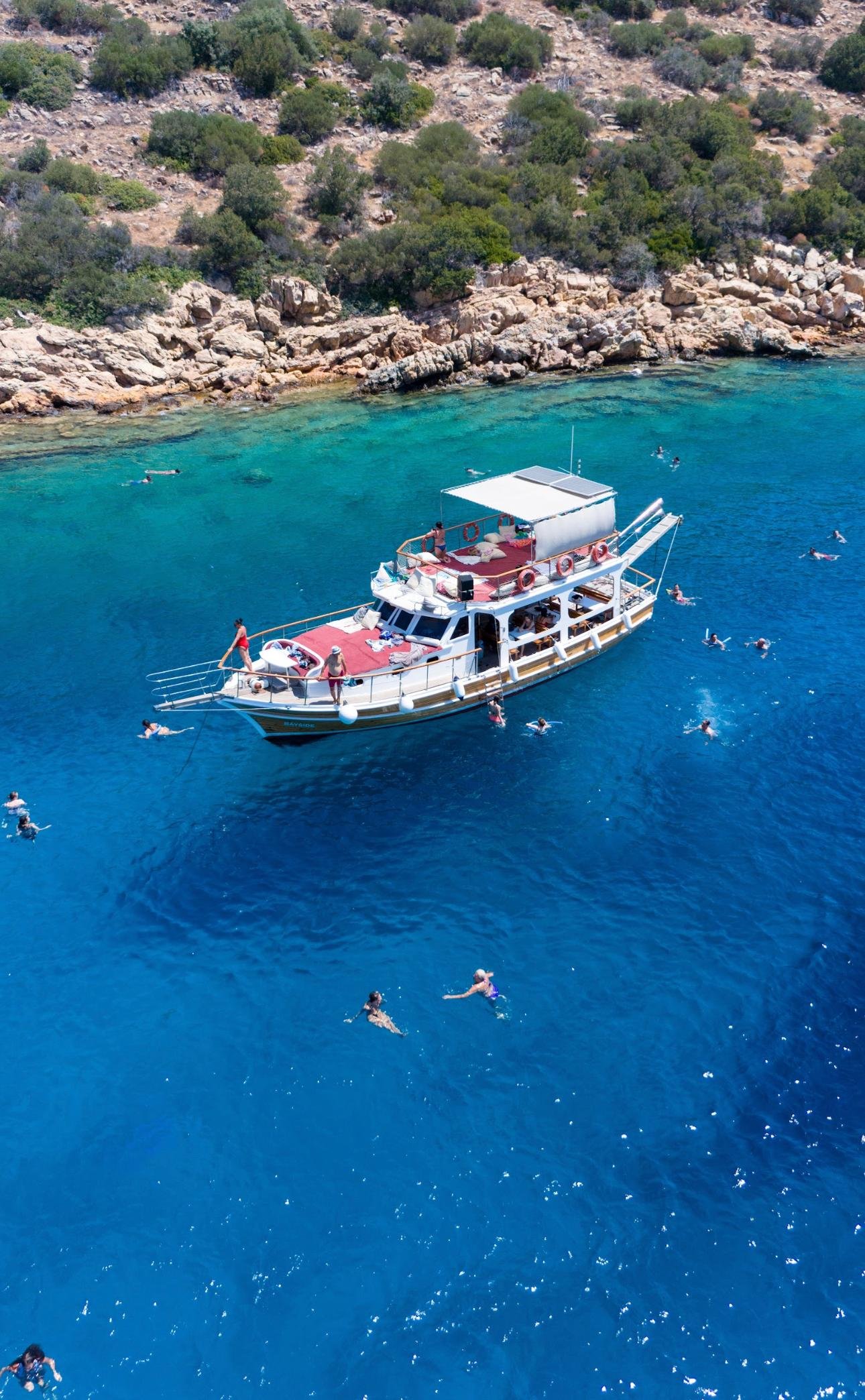 Bodrum Coastal Boat Tour for Cruise Ship Guests