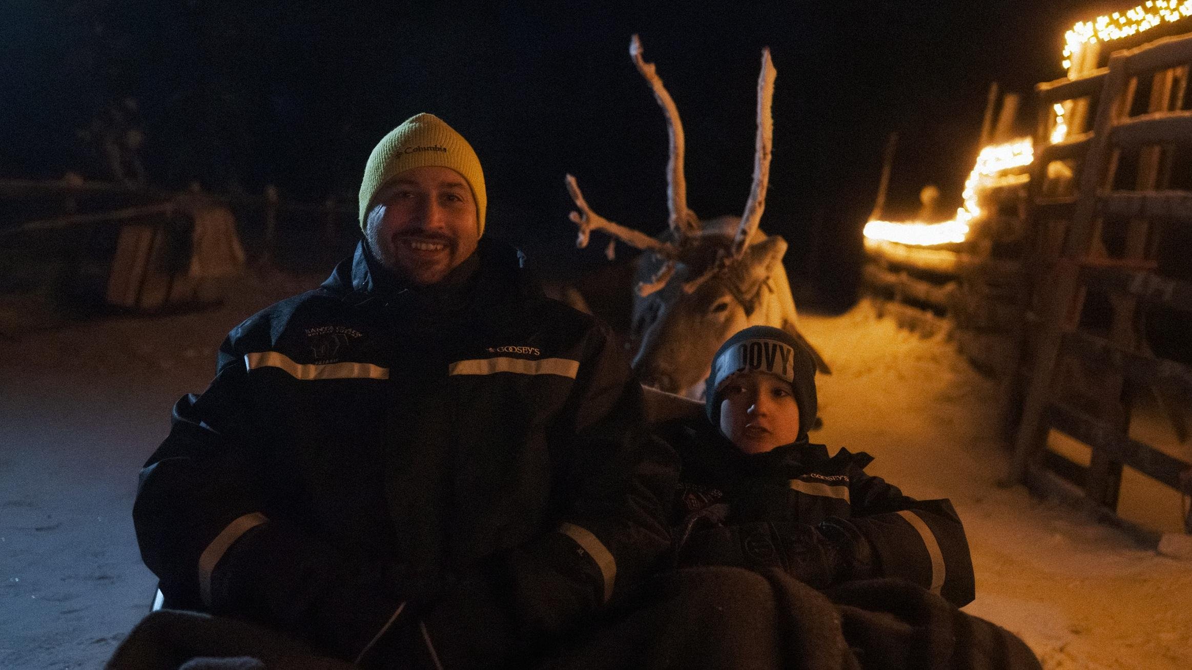 Rovaniemi Nighttime Reindeer Sleigh Safari