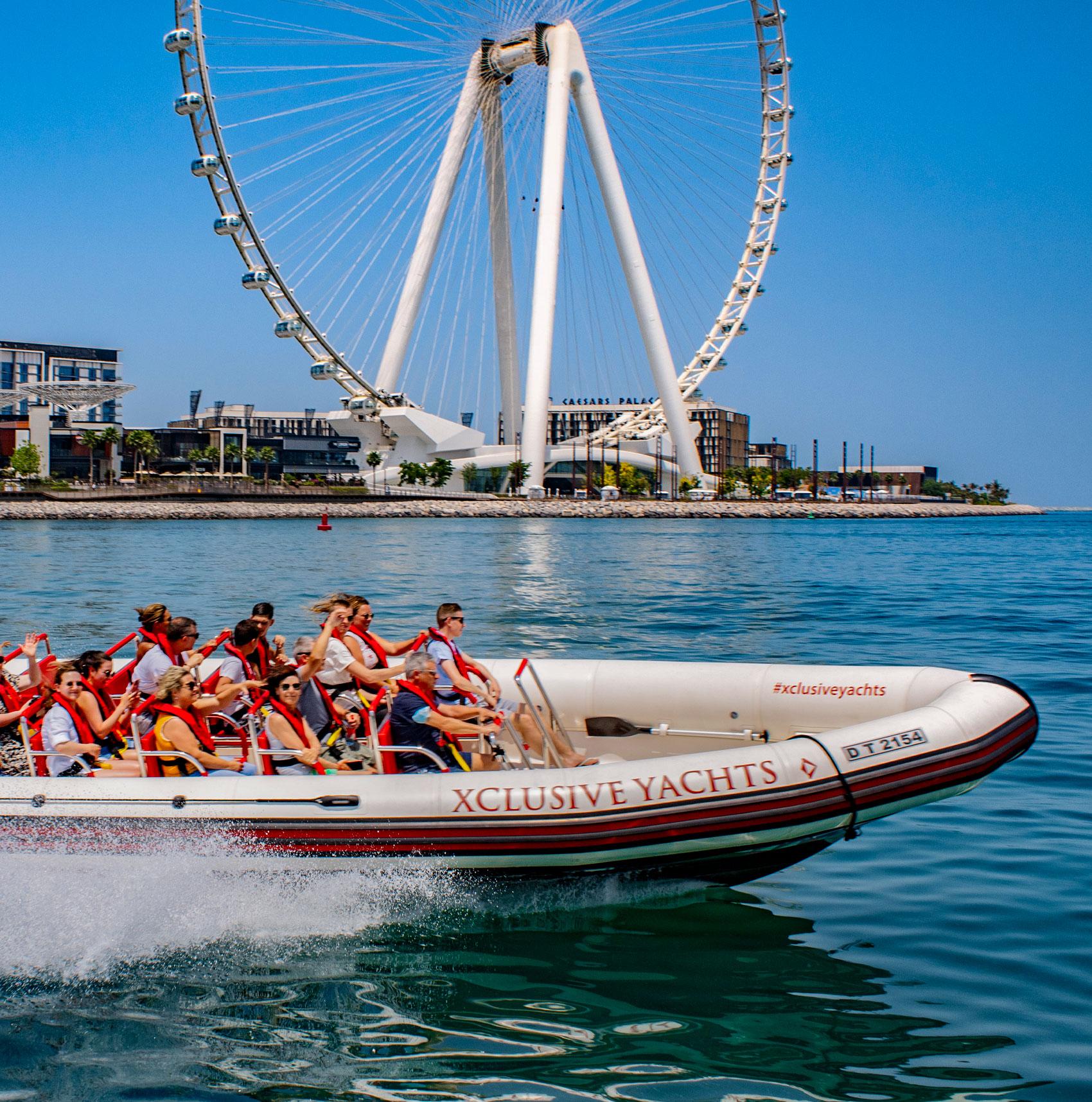 Dubai Speedboat Tour: Marina, Palm, Burj Al Arab & Atlantis