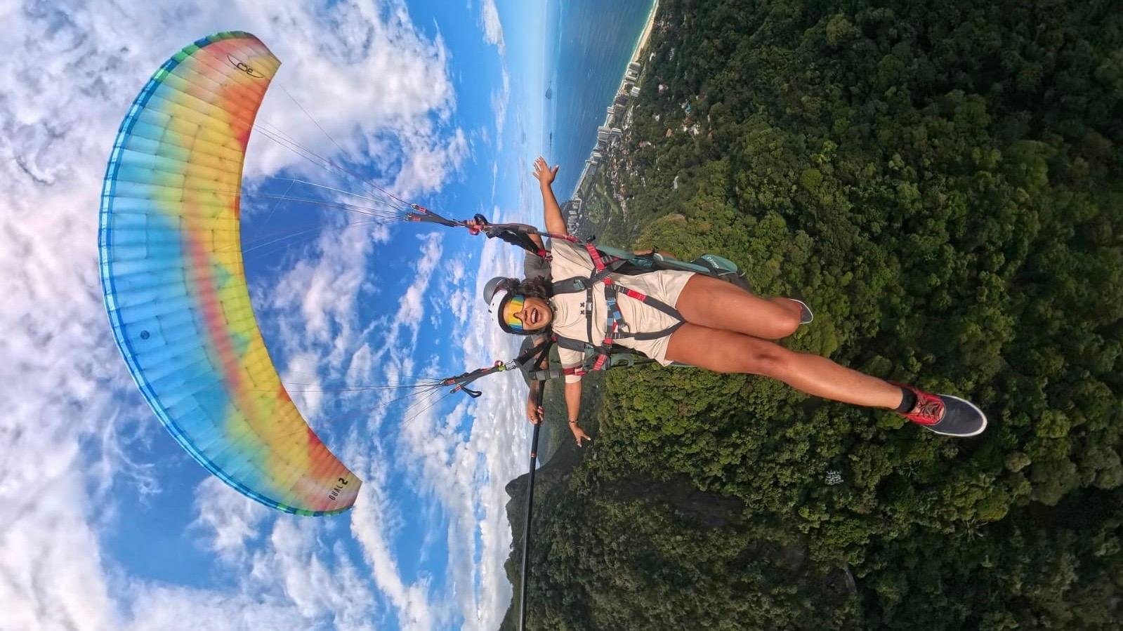 Rio de Janeiro Tandem Paragliding Flight with Media