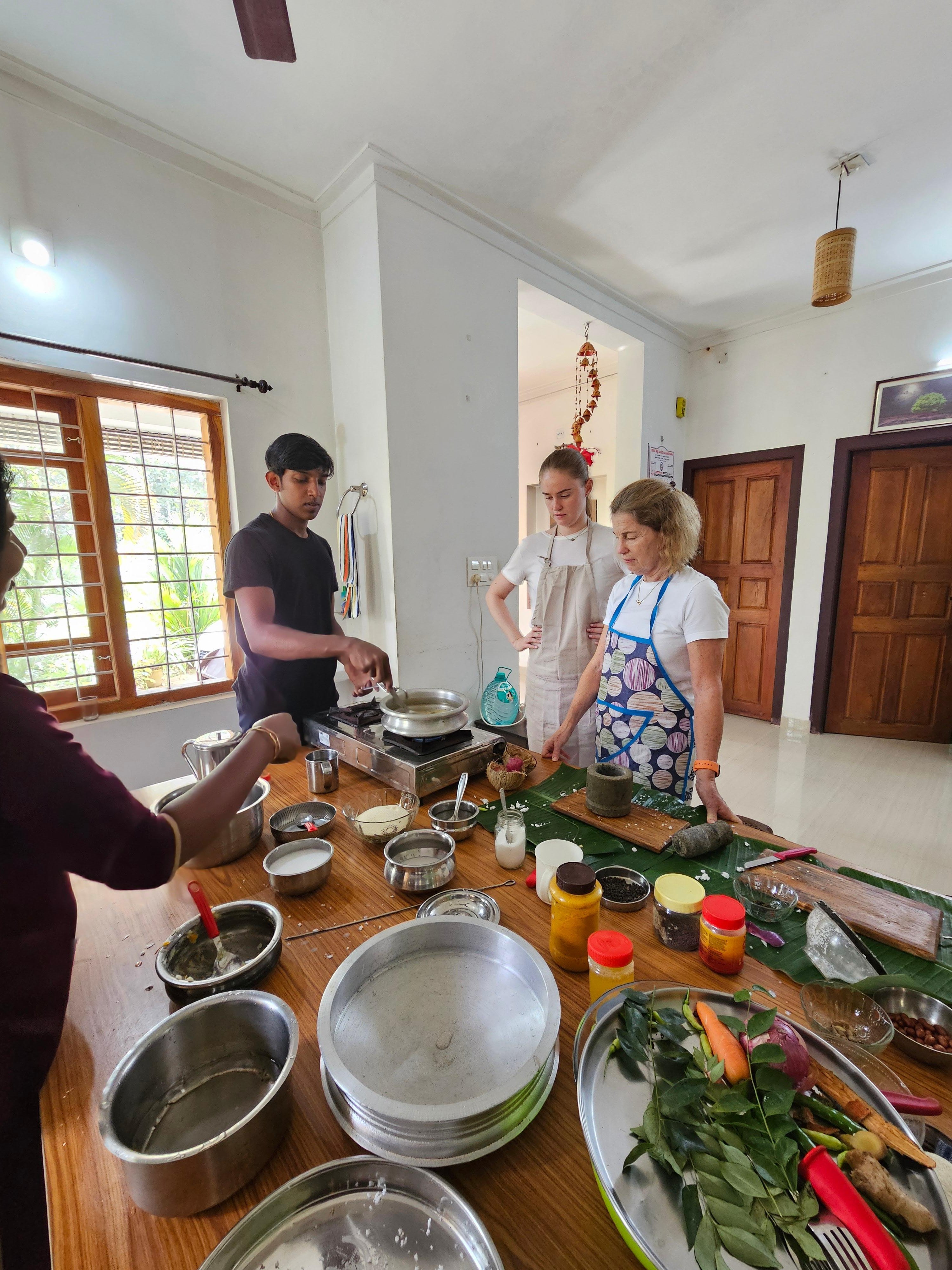 Wayanad Kerala Vegetarian Cooking Class