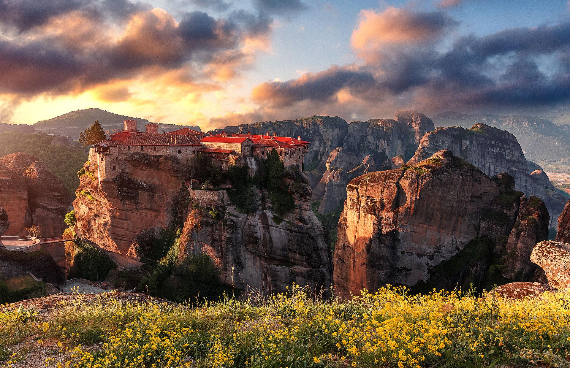 Athens to Meteora: Full-Day Trip with Monastery Visits, Caves & Coastal Stops