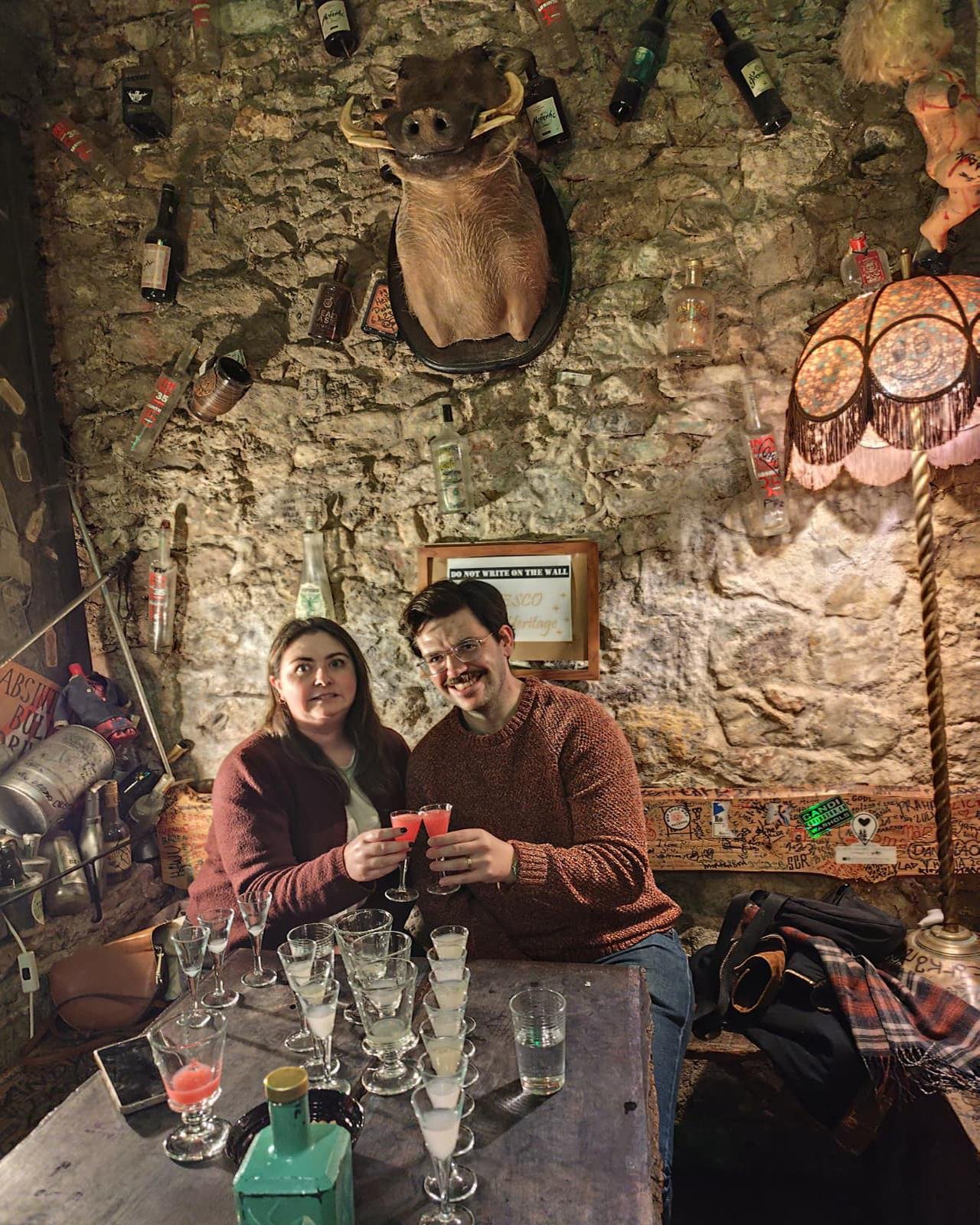 Prague Historic Absinthe Cellar Tasting