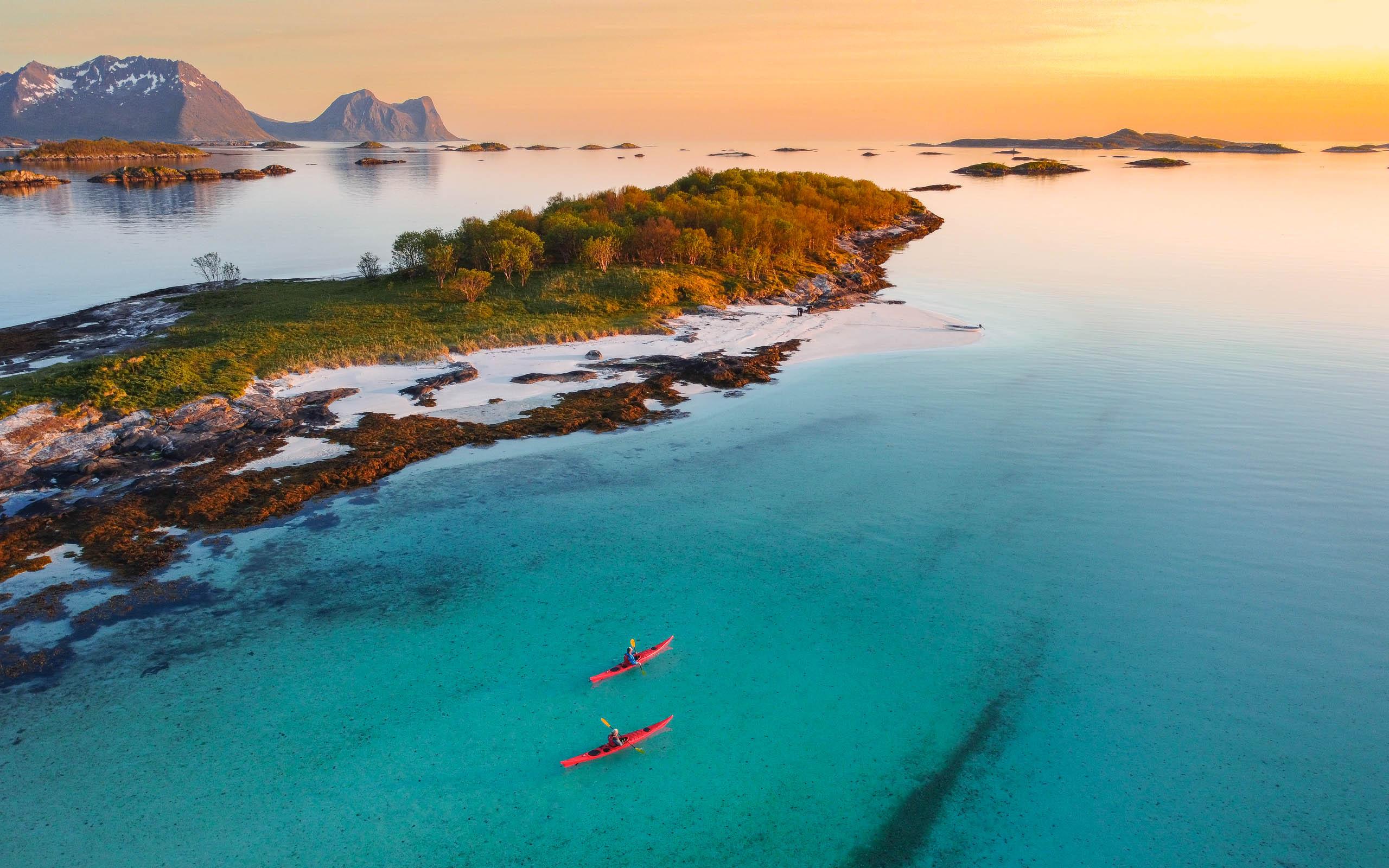 Bergsfjorden Midnight Sun Kayak Adventure