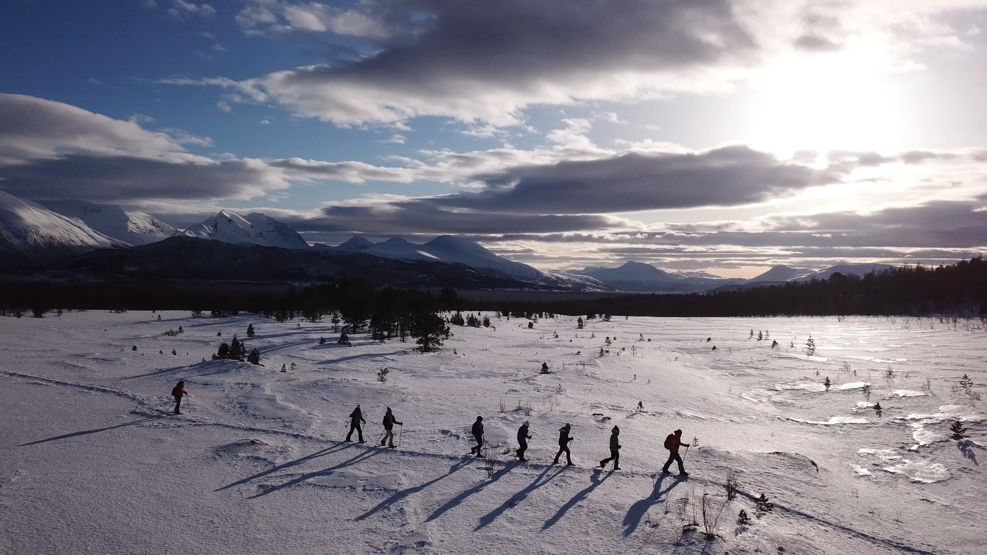 Malangen Snowshoe Adventure with Fireside Coffee & Cake