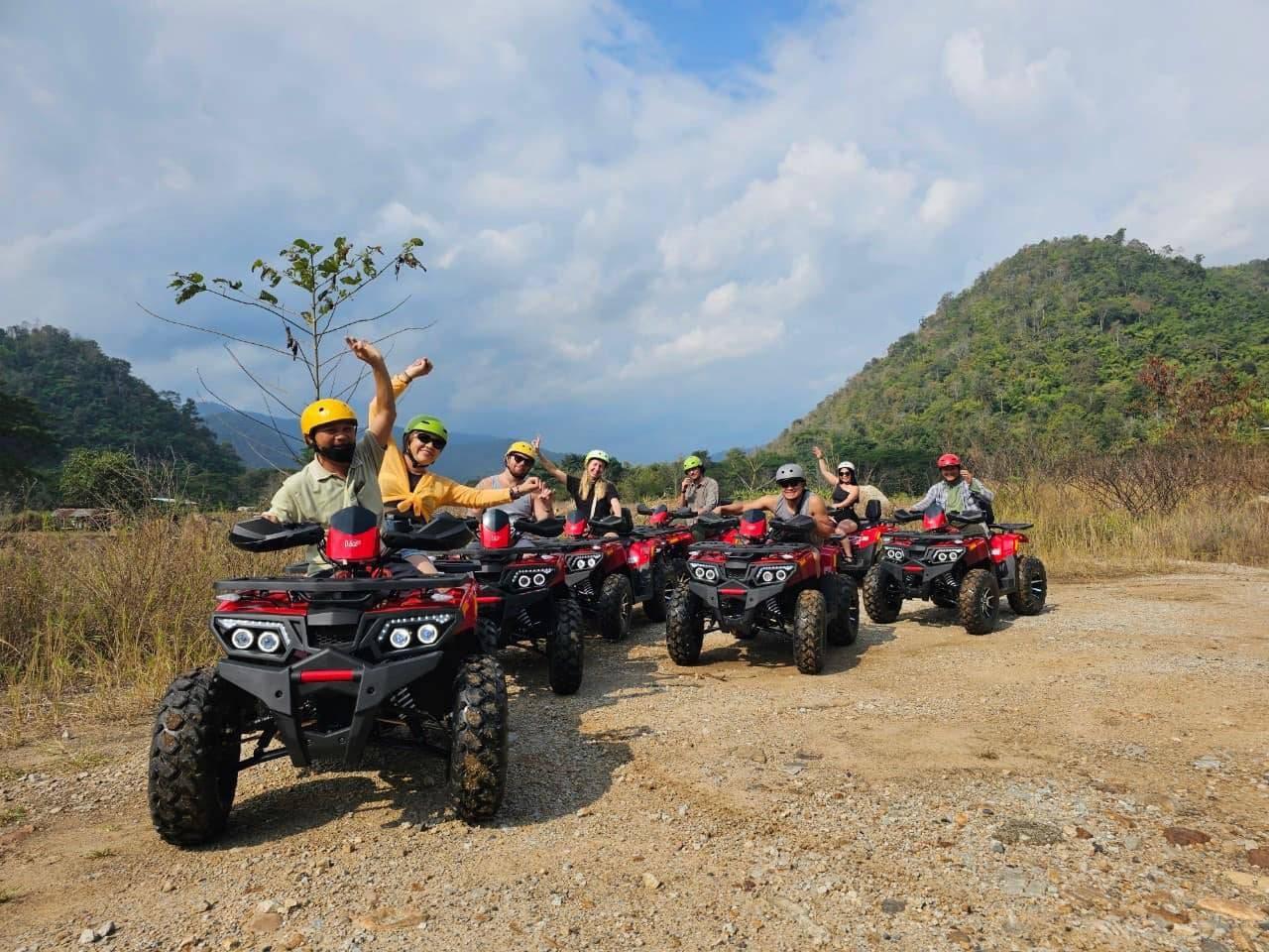 Chiang Mai Outdoor Adventure: ATV, Rafting & Sticky Waterfall Tour