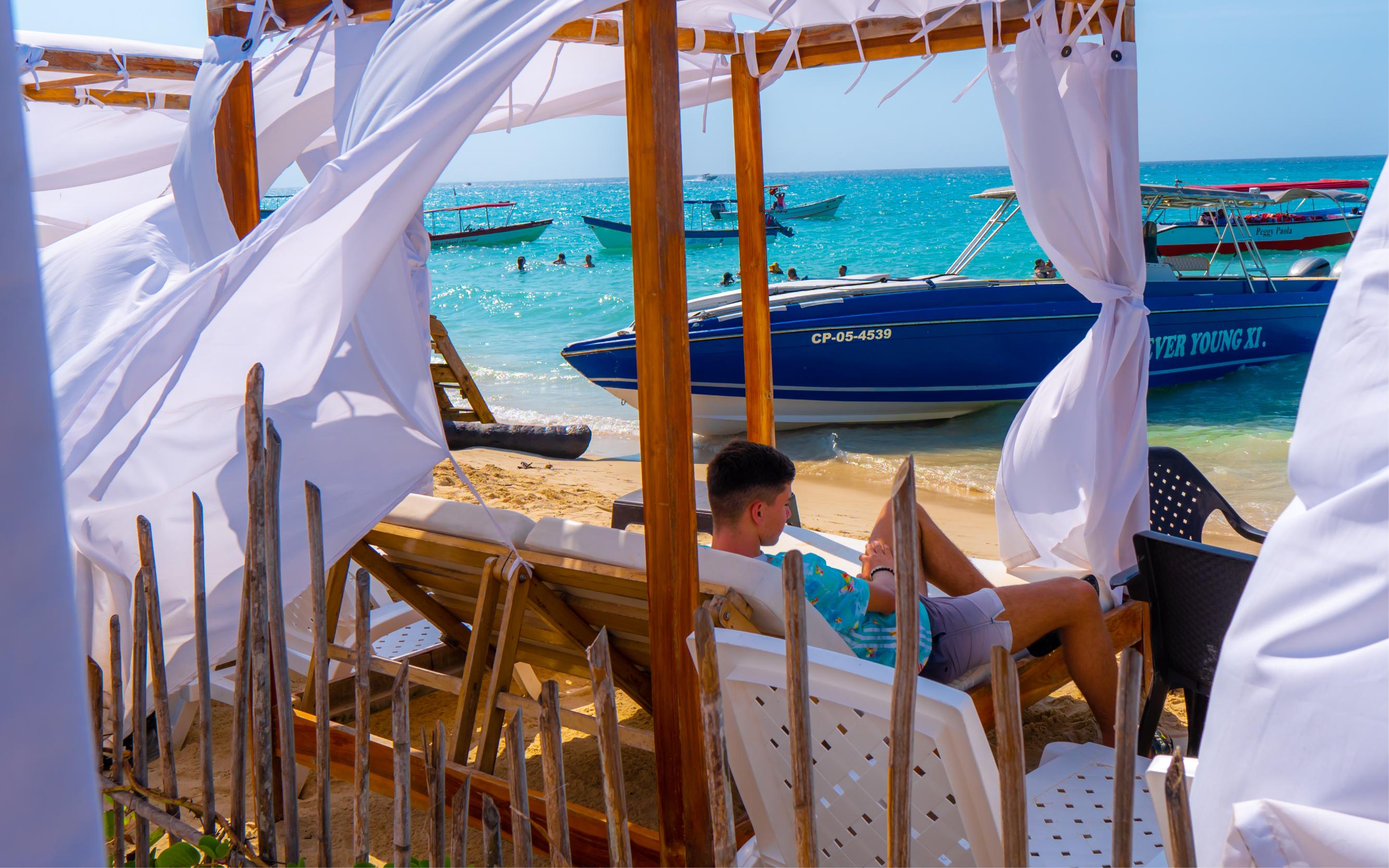 Playa Blanca Beach Club Day Trip from Cartagena