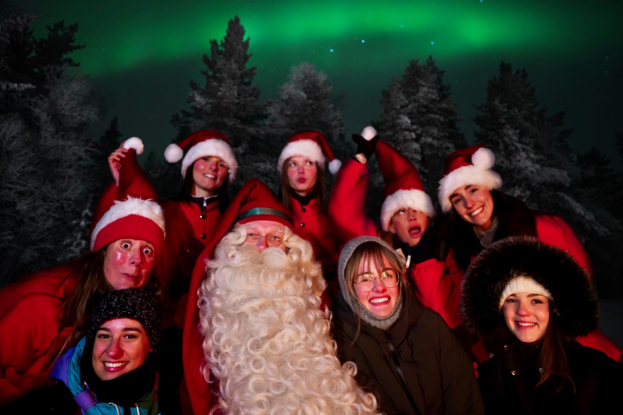 Rovaniemi: Santa Claus & Northern Lights Forest Experience
