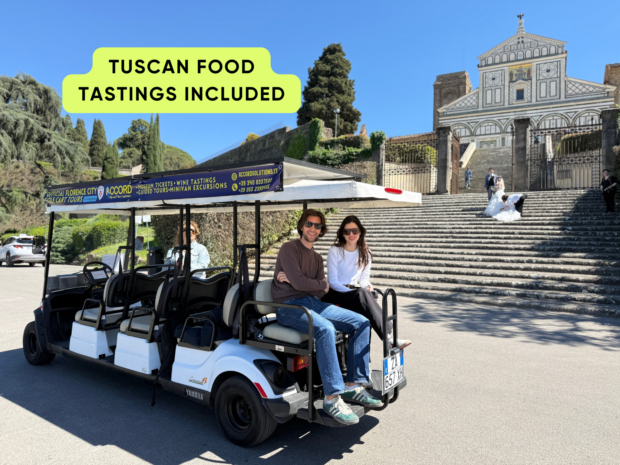 Florence Panoramic Golf Cart Tour with Hilltop Views