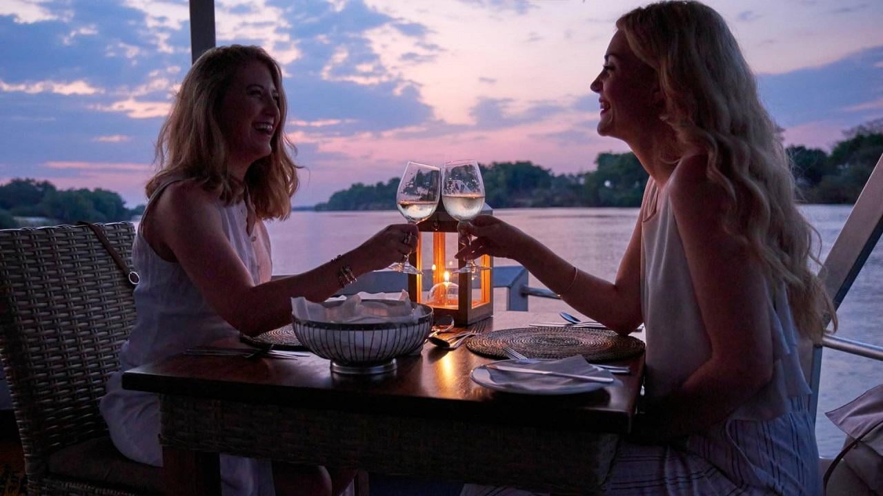 Zambezi Sunset Cruise with Riverside 3-Course Dinner