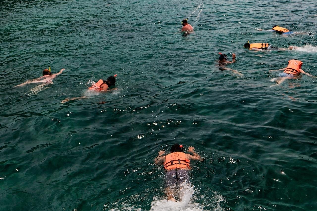 Phi Phi & 4 Islands Premium Sunset Catamaran Cruise