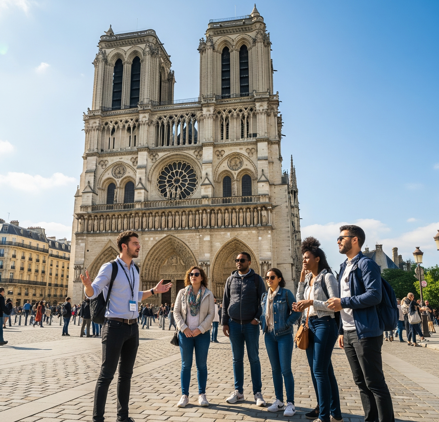 Notre-Dame Cathedral Skip-the-Line Entry with Optional Guided Exterior Tour