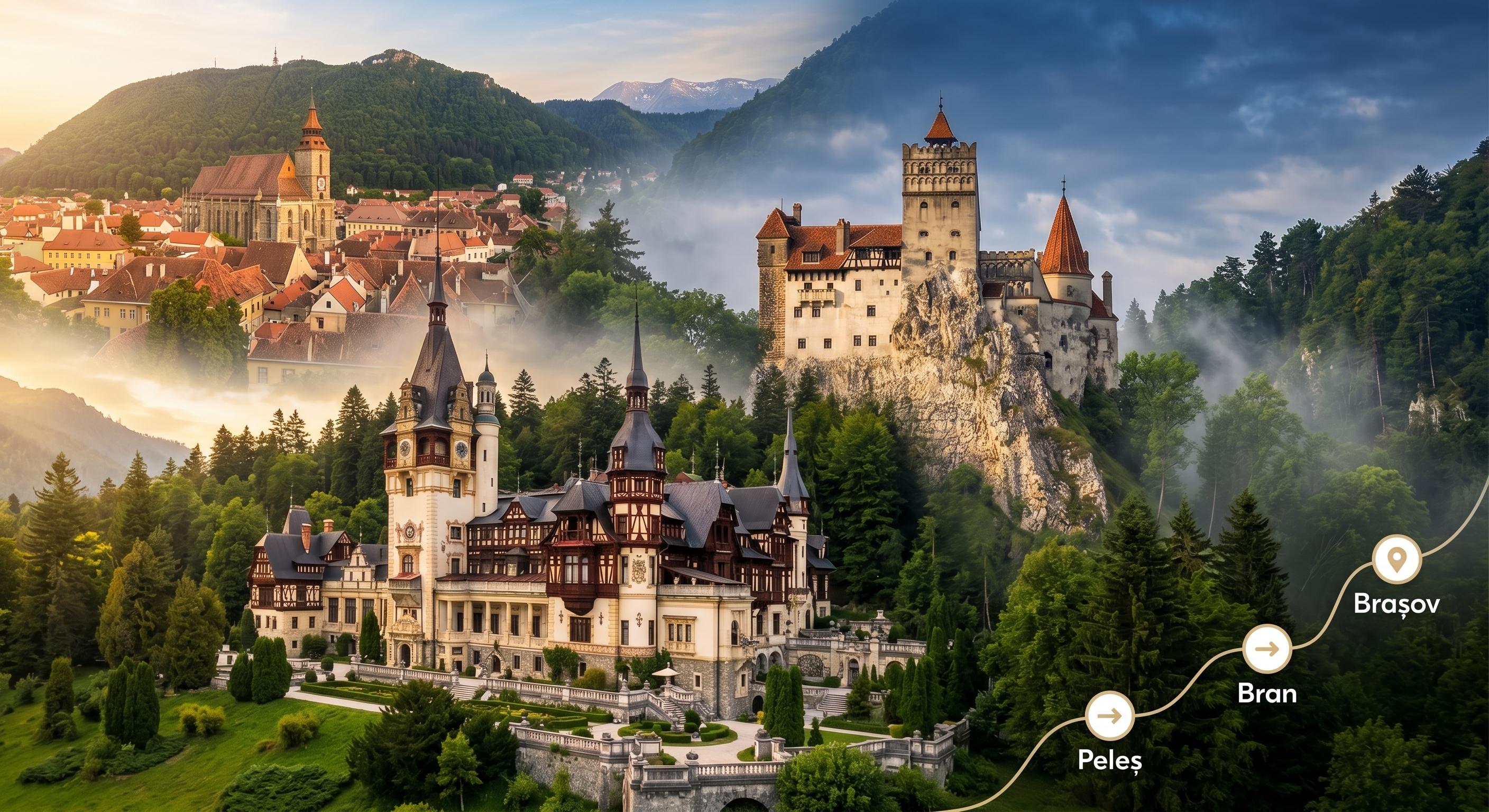 Transylvania Castles & Brasov Day Tour from Bucharest