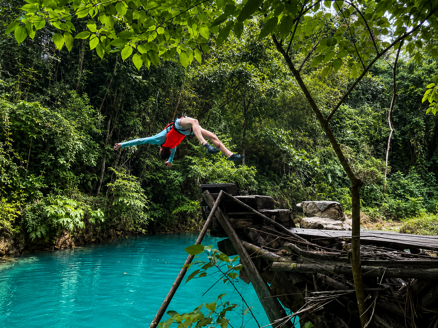 Kawasan Falls Canyoneering Adventure with Lunch