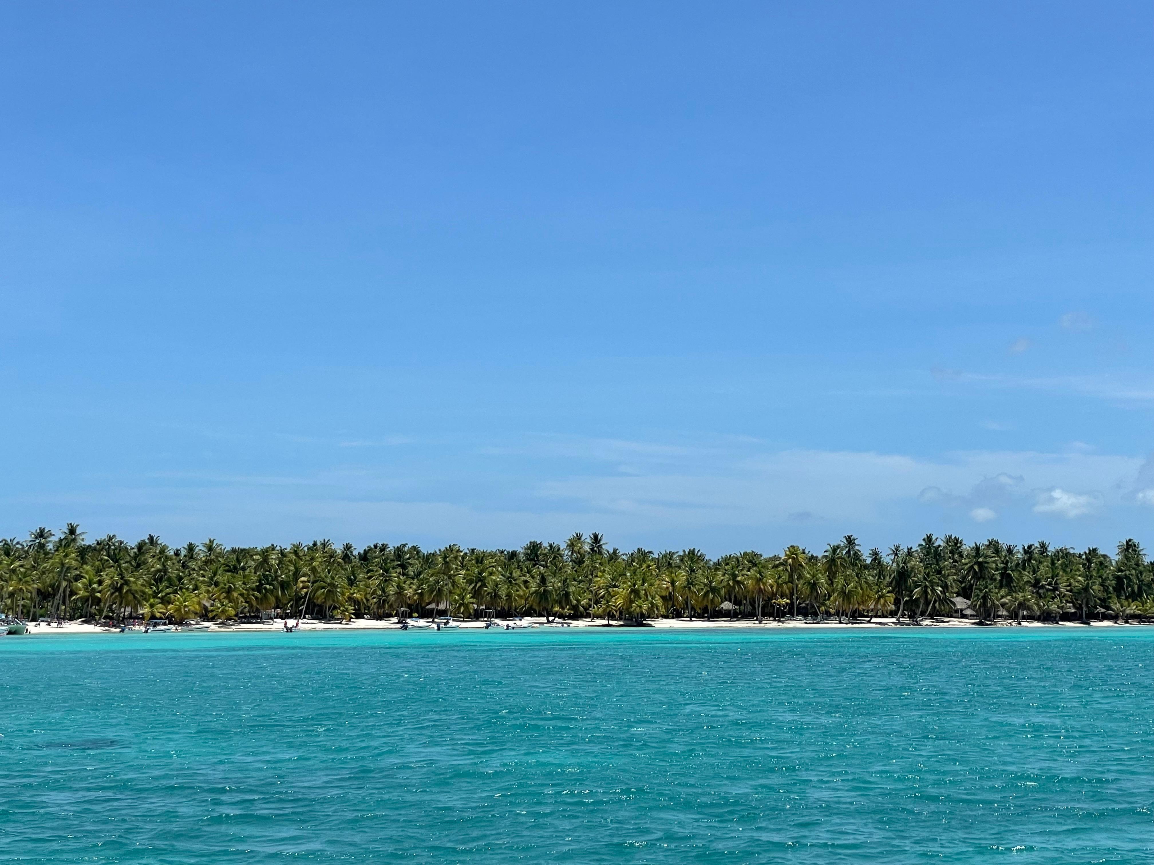 Isla Saona Full-Day Catamaran Adventure from Santo Domingo