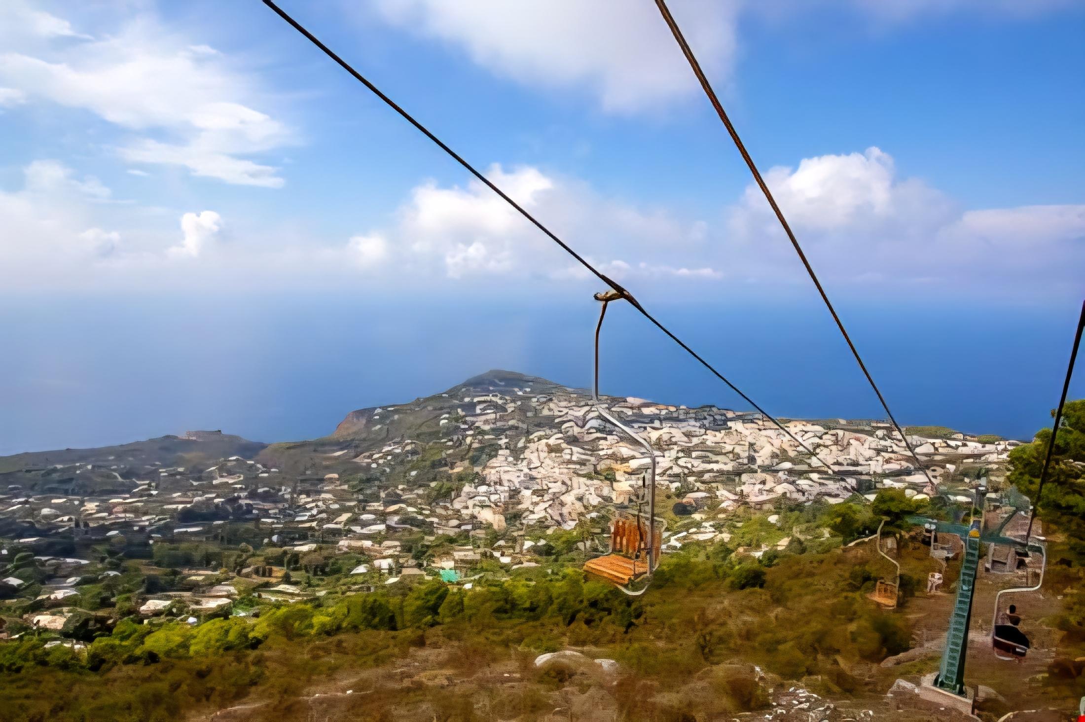 Capri All-In-One: Boat Tour, Bus & Monte Solaro Chairlift