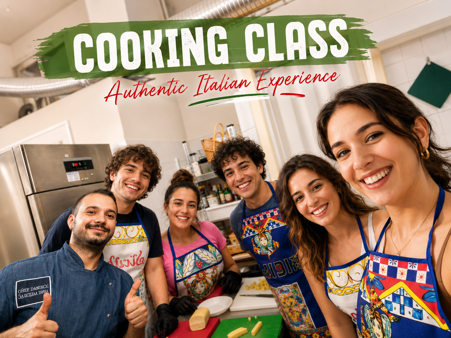 Sicilian Cooking Workshop with Wine in Syracuse