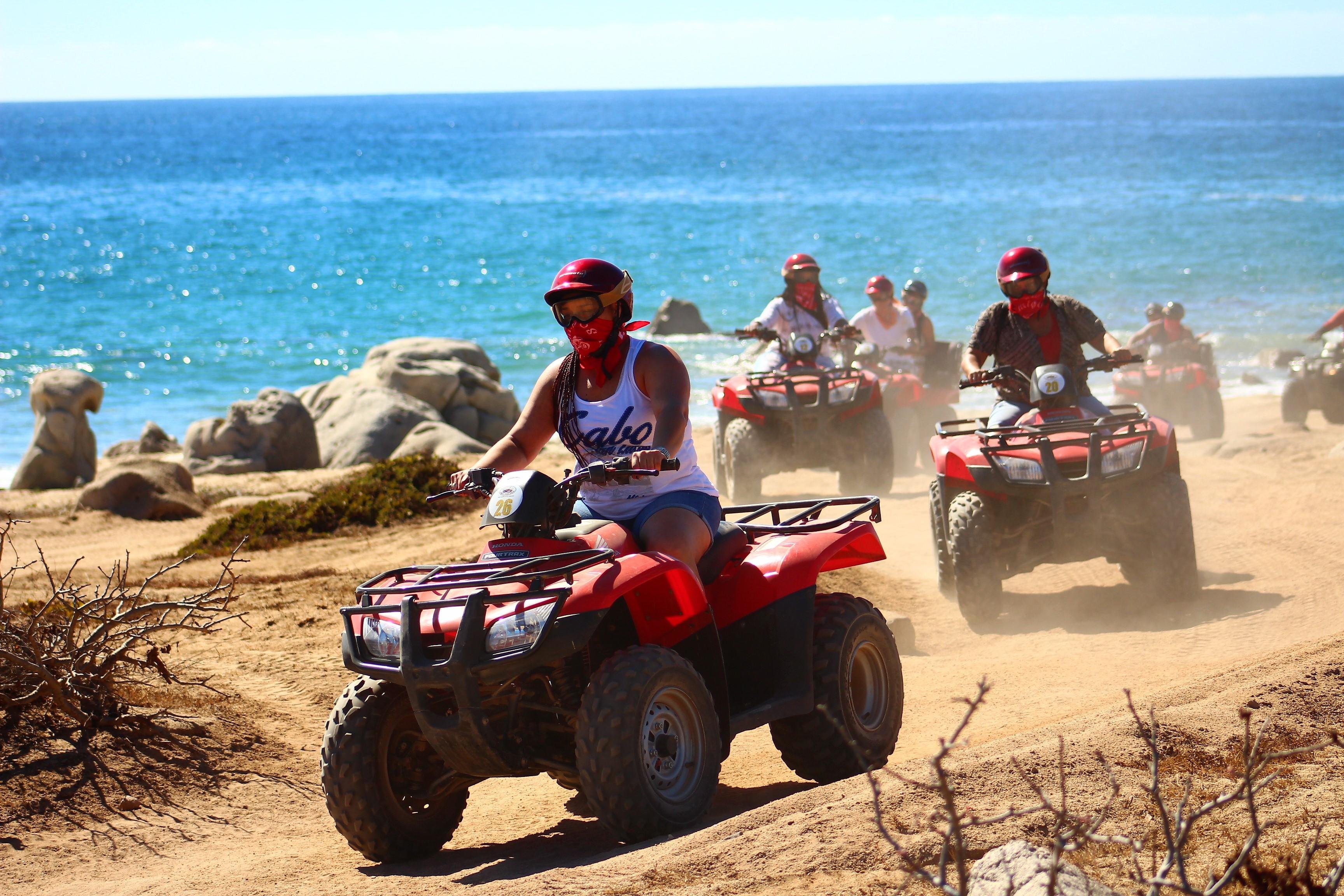 Los Cabos: ATV Beach & Desert with transfer & tequila tasting in Cabo