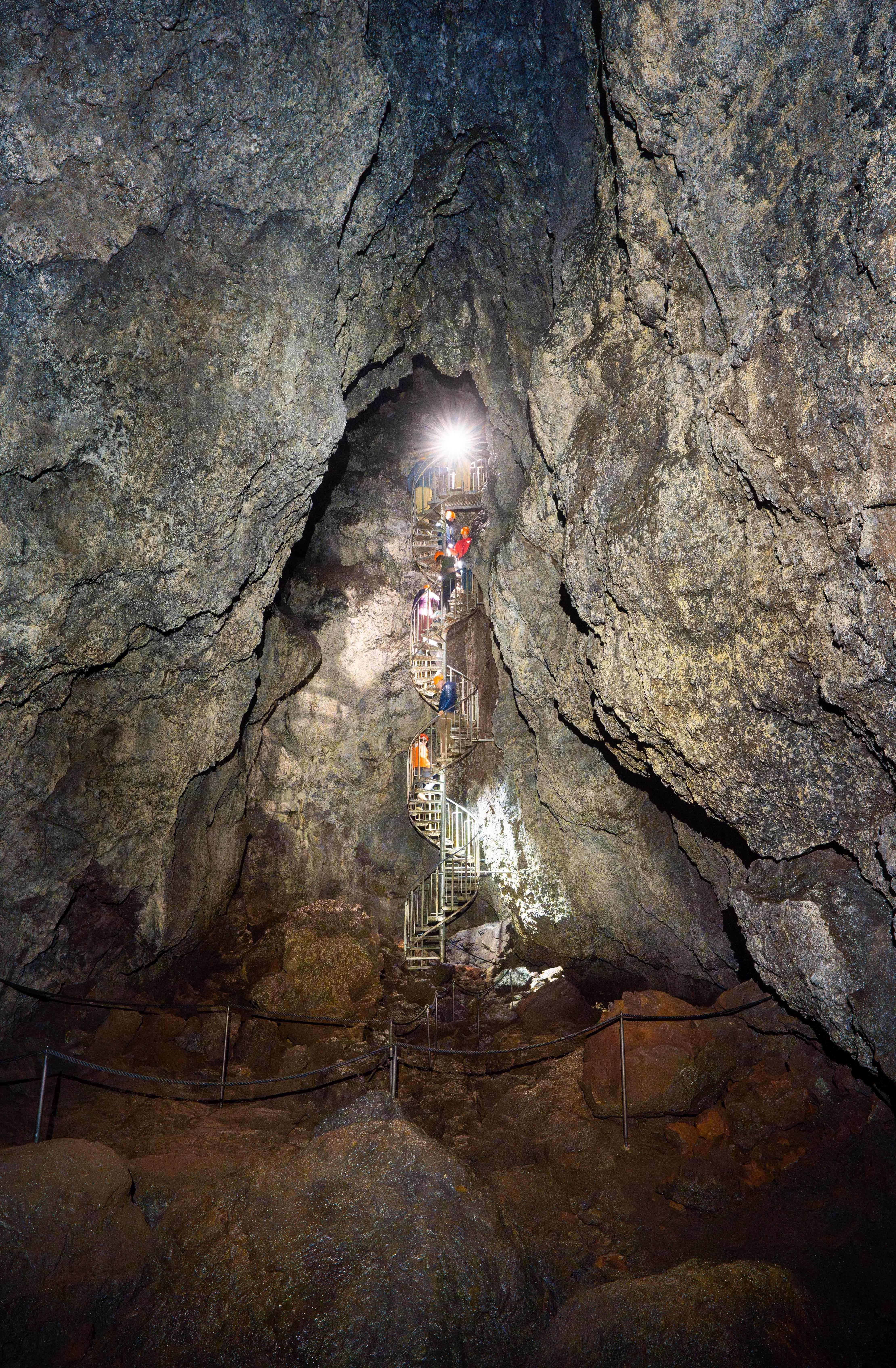 Vatnshellir Lava Tube Exploration