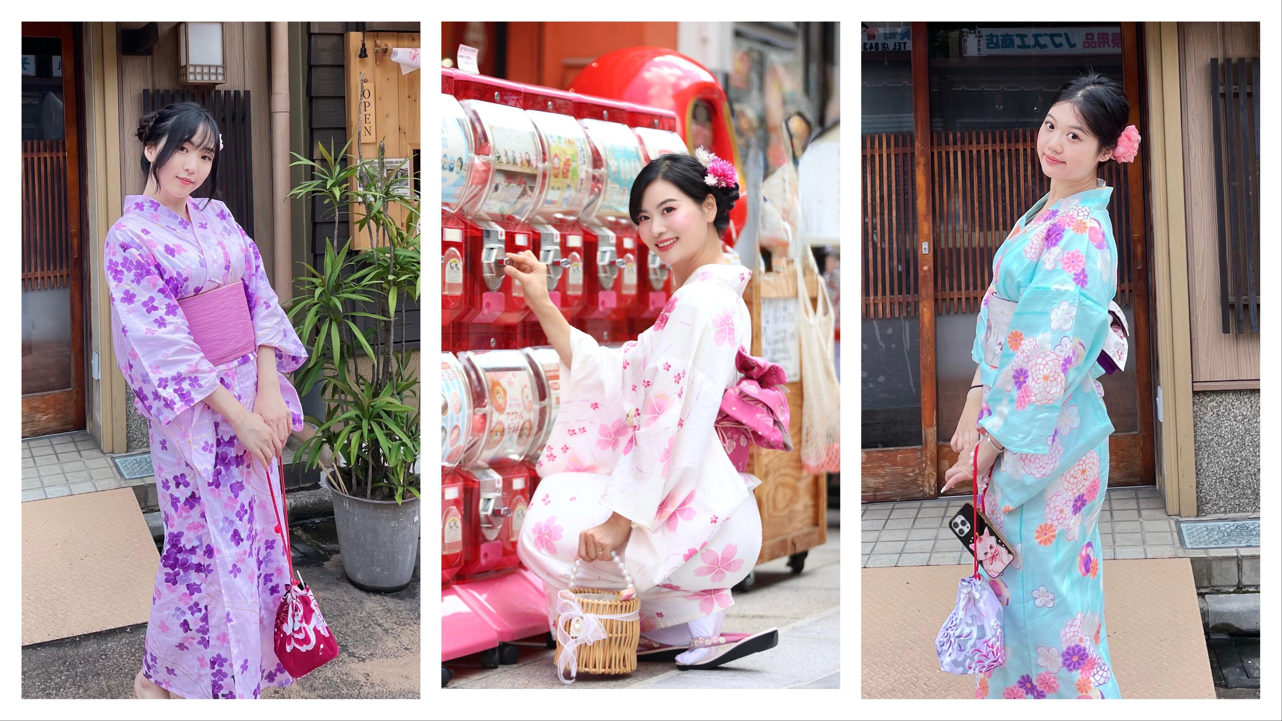 Asakusa Kimono Rental with Styling & Tea Ceremony