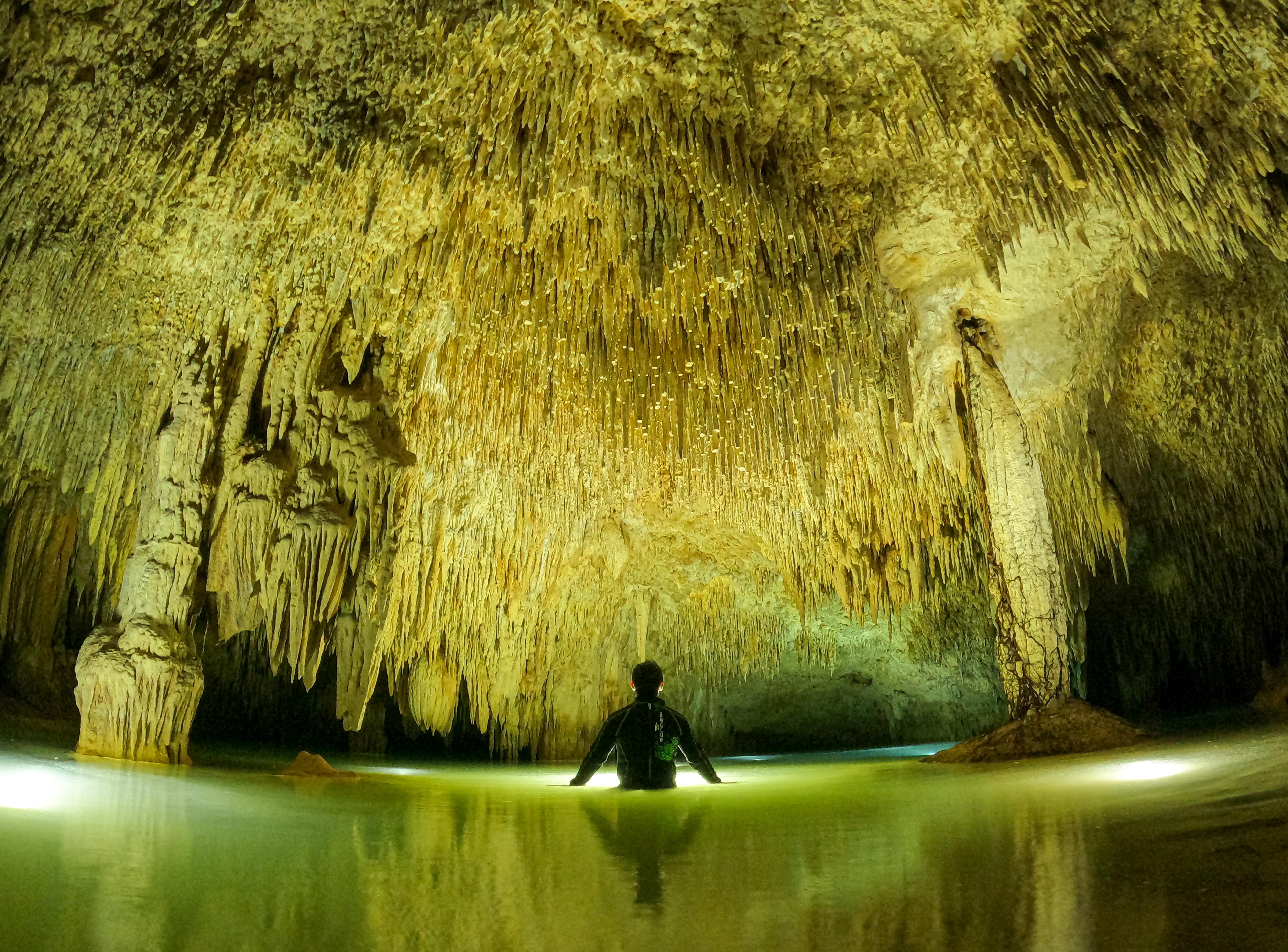 Tulum Cave Cenotes Jungle Walk & Community Meal