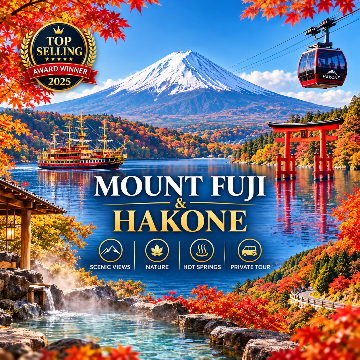 Mt. Fuji Private Day Tour from Tokyo
