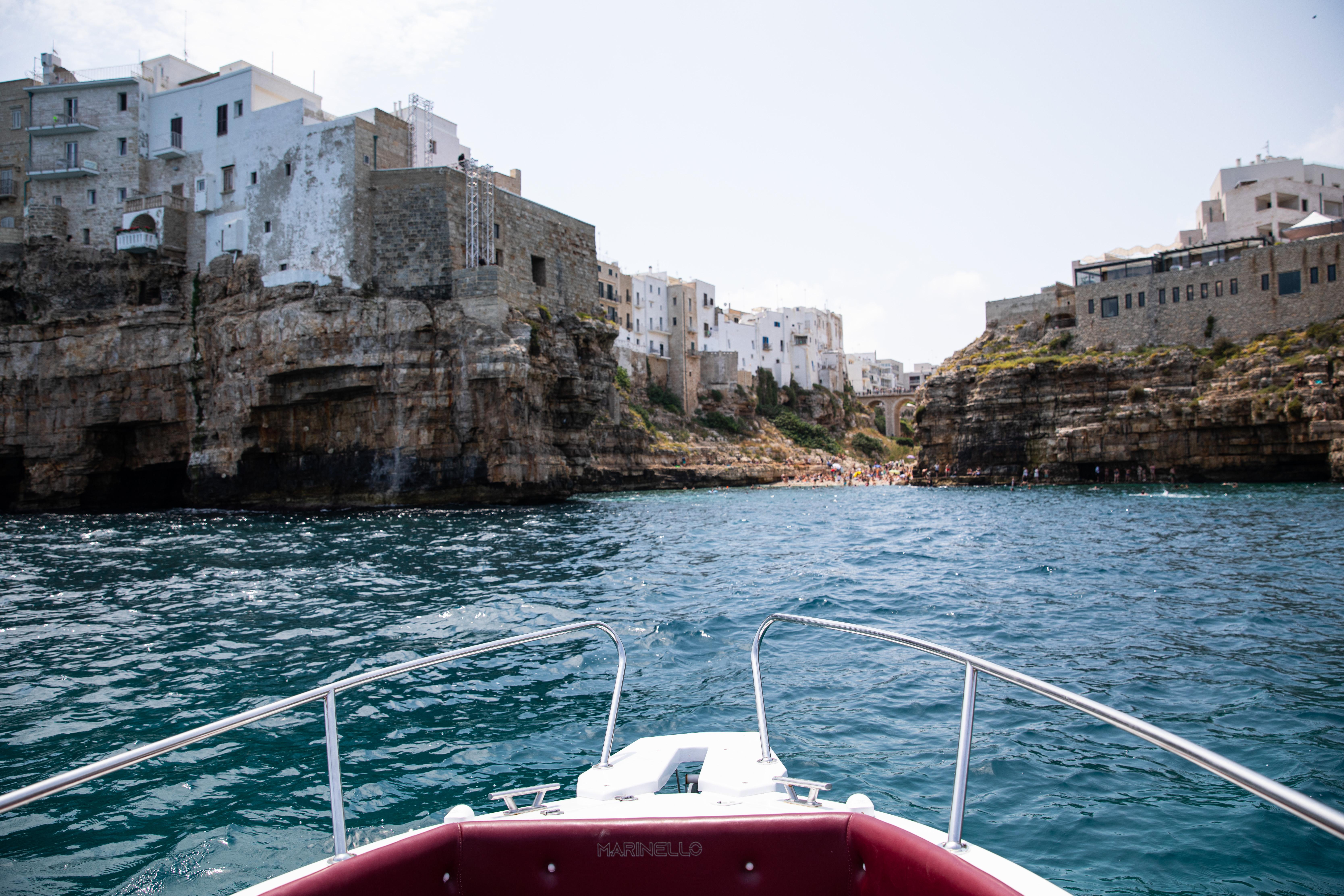 Monopoli & Polignano a Mare Private Motorboat Cruise
