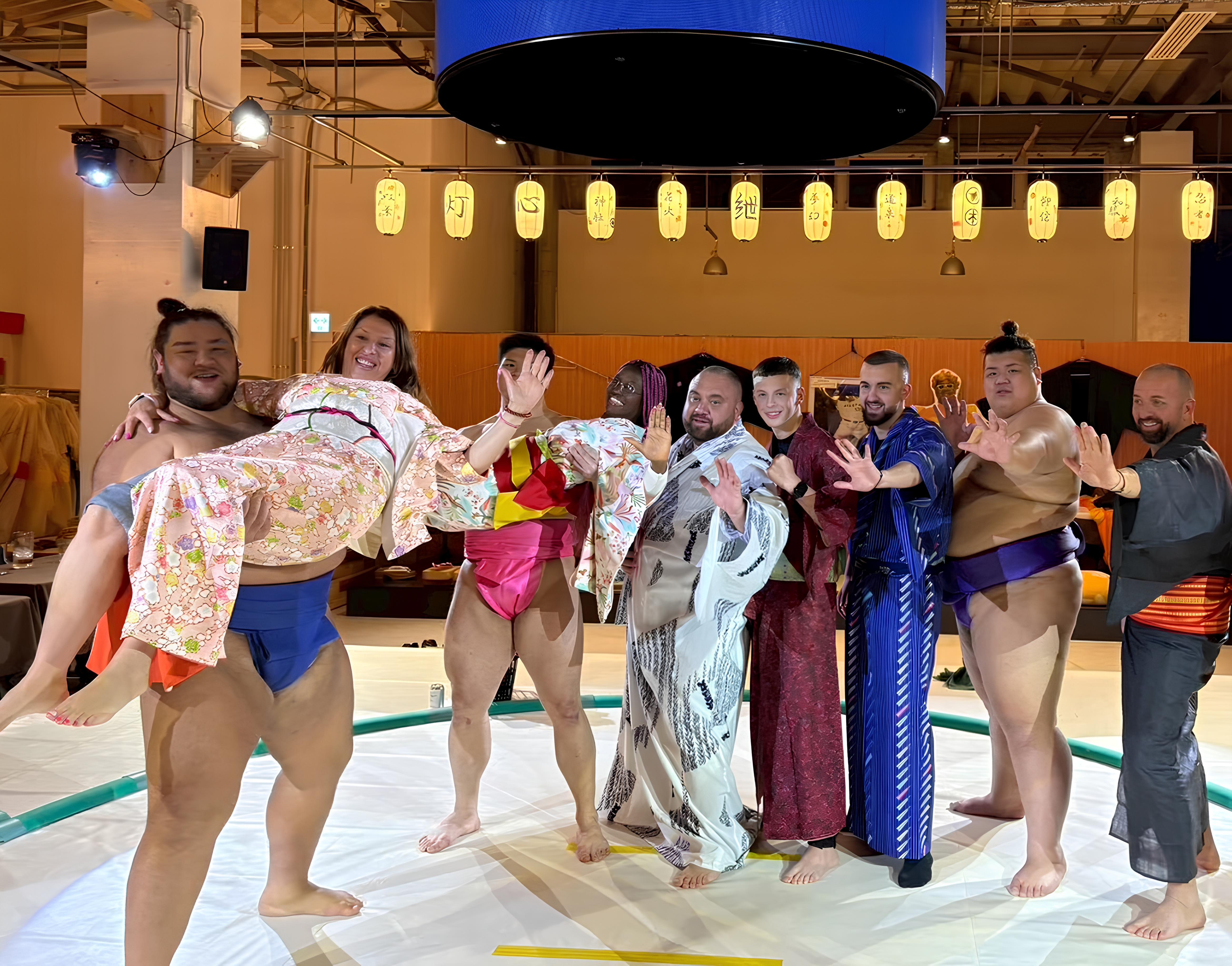 Osaka Sumo Show and Cultural Experience with Hot Pot