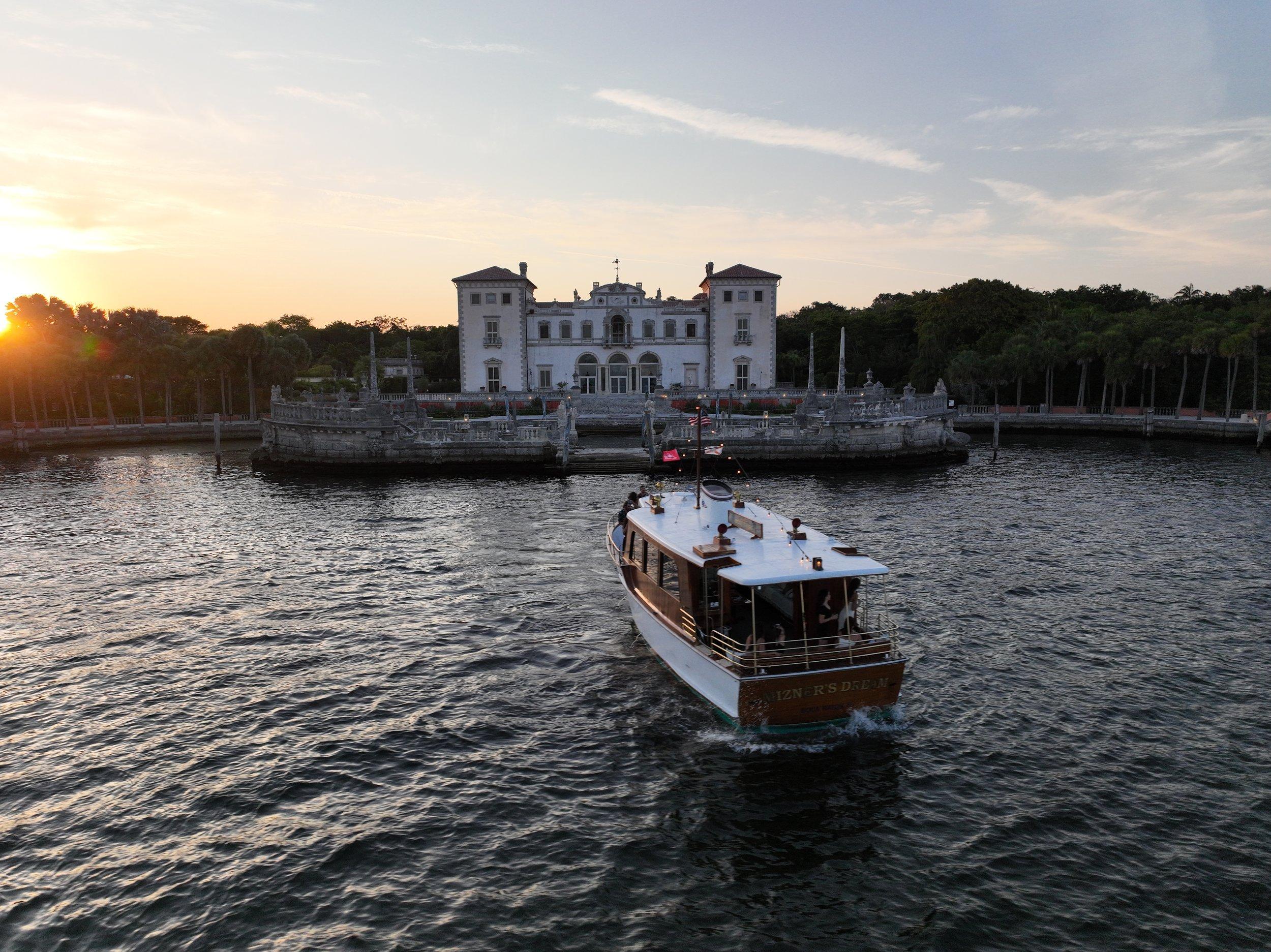 Vizcaya Sunset Cruise with Food & Wine