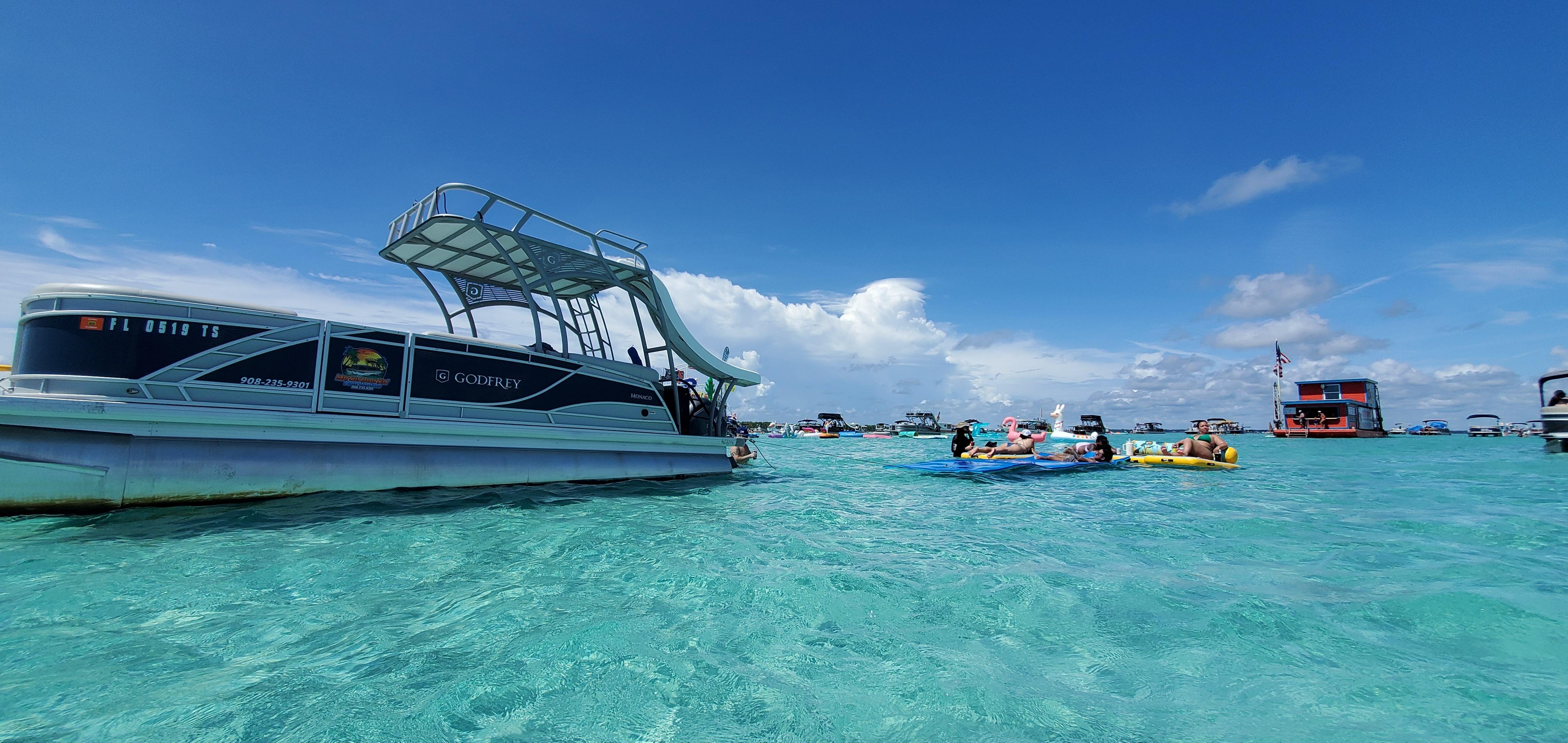 Private Double-Deck Crab Island Party Cruise