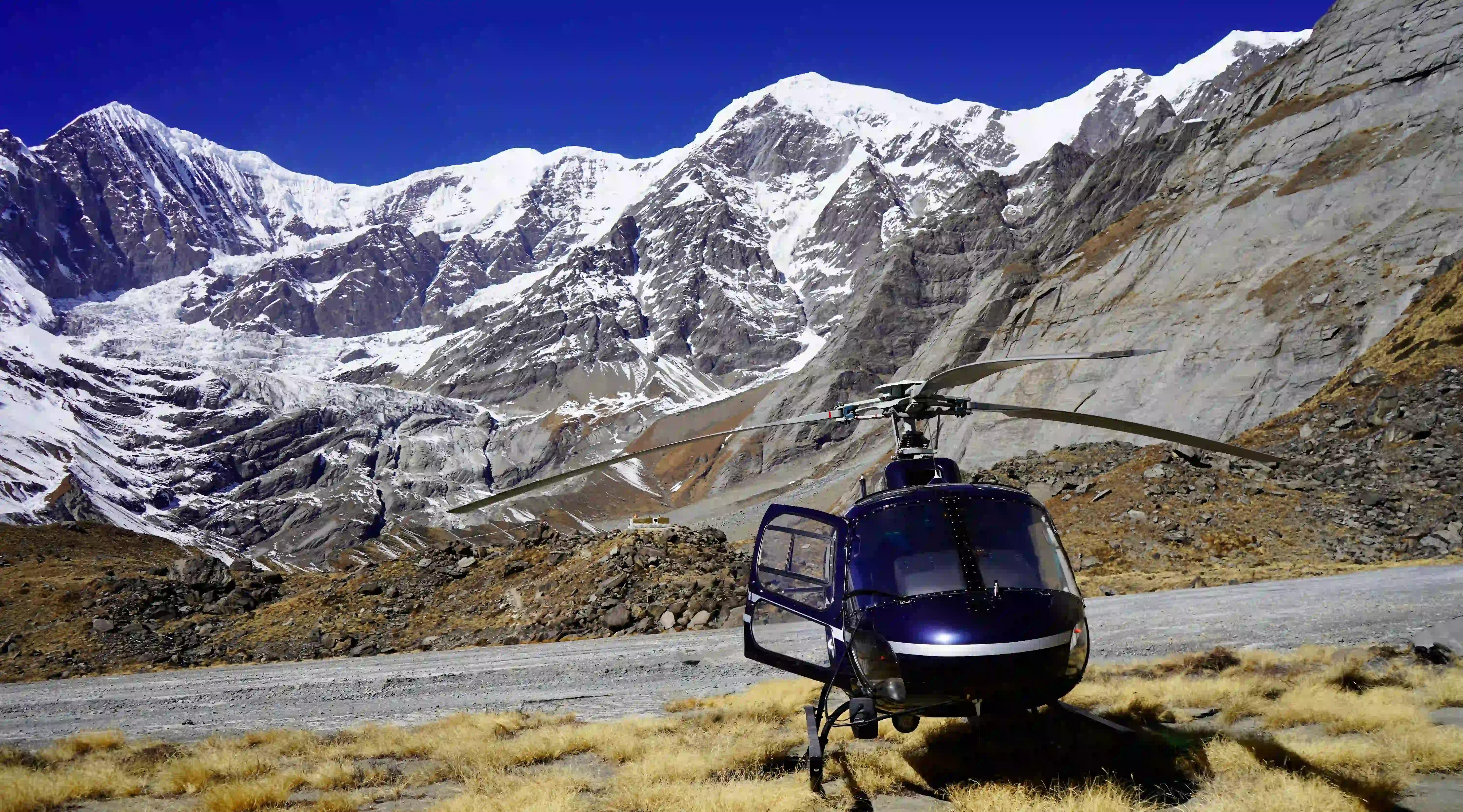 Pokhara: North Annapurna Base Camp Helicopter Landing Tour