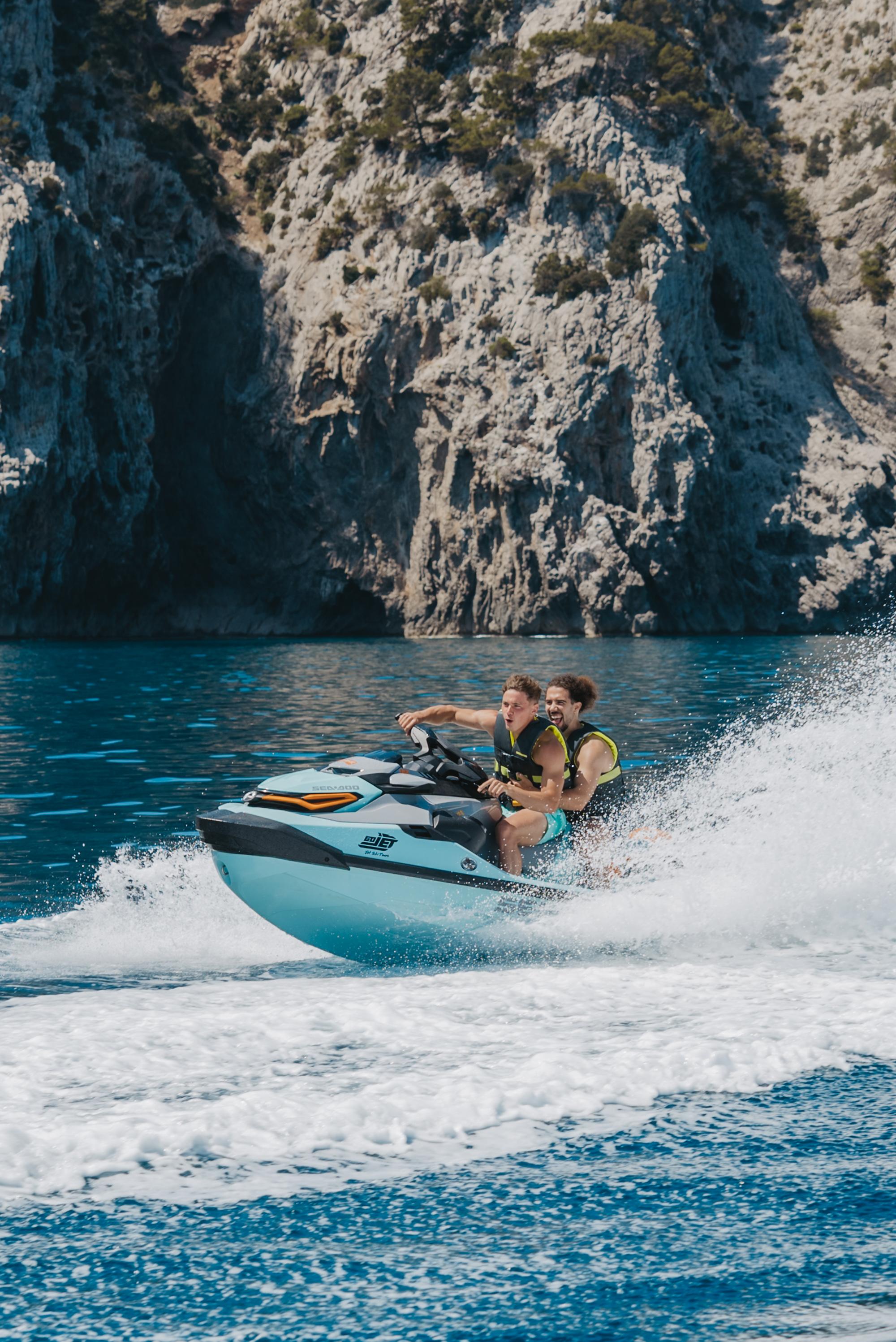 Jet Ski Adventure to Coll Baix Beach and Alcanada Lighthouse