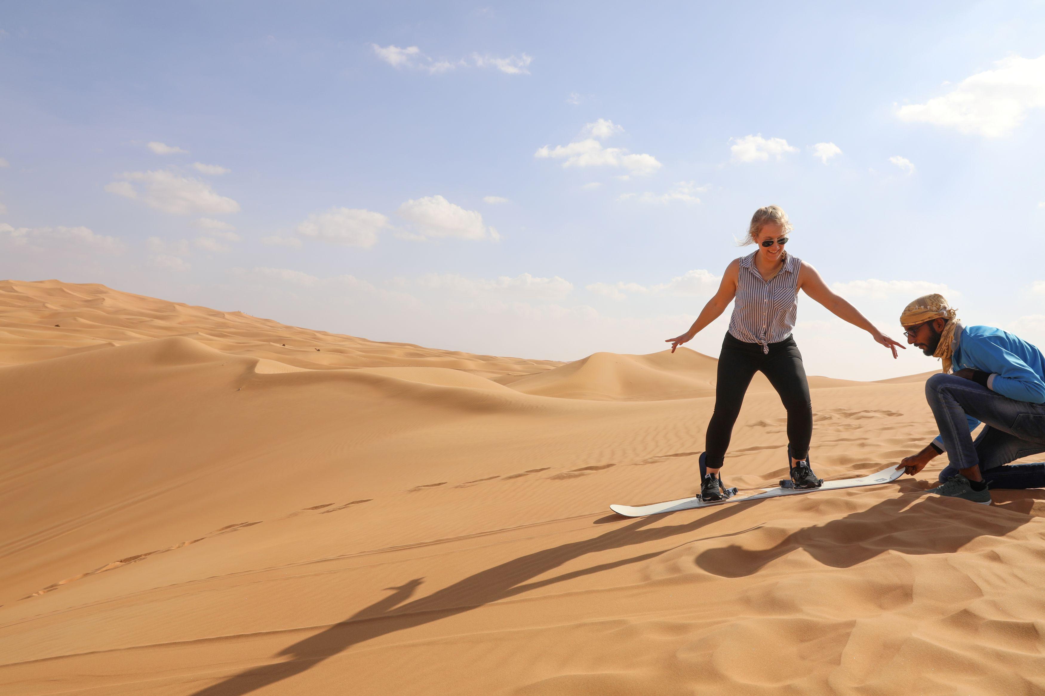 Dubai Desert Safari, Camel Ride & Helicopter Skyline Flight