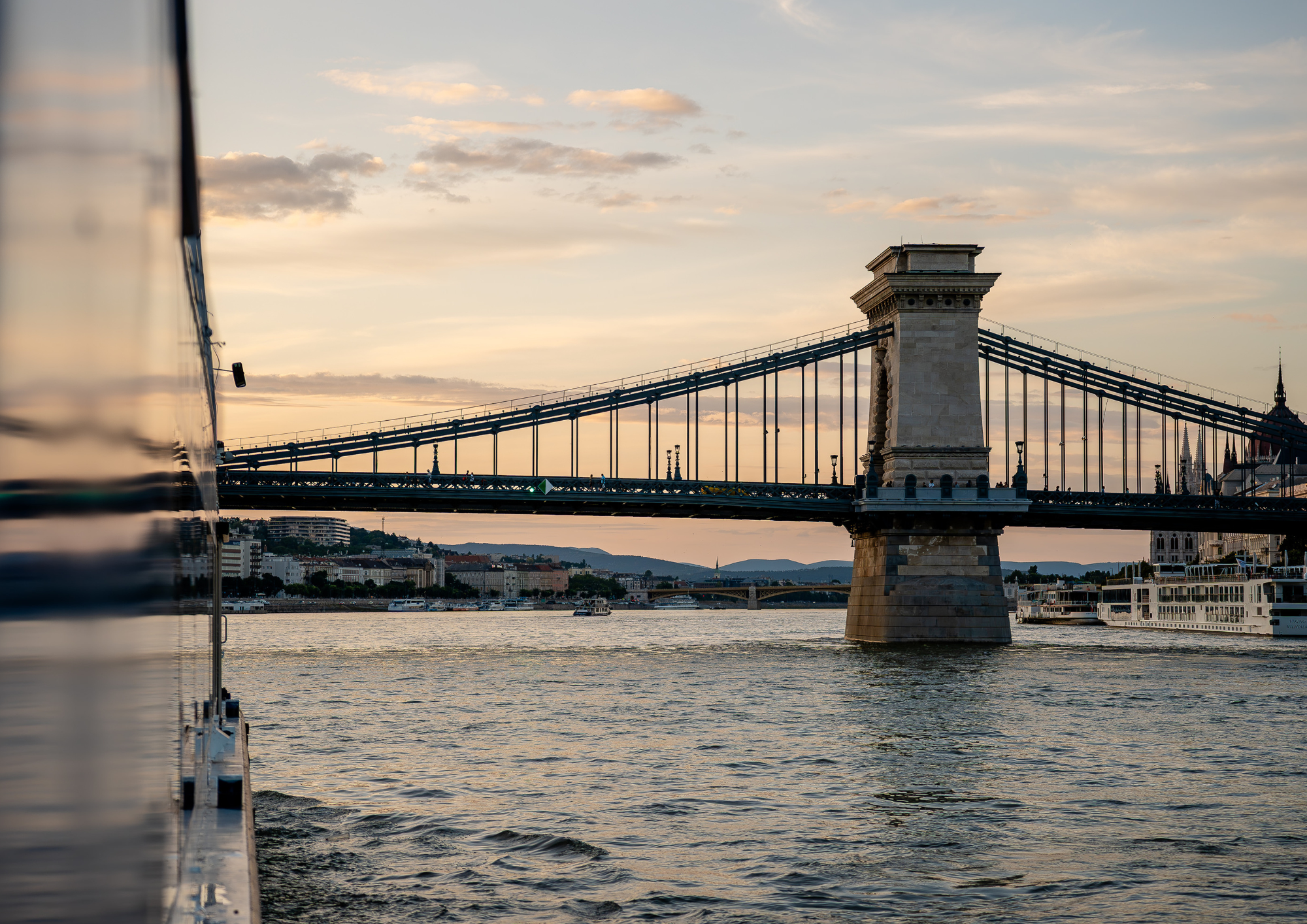 Budapest river cruise on the Danube — Parliament, Chain Bridge and Buda Castle — image 27