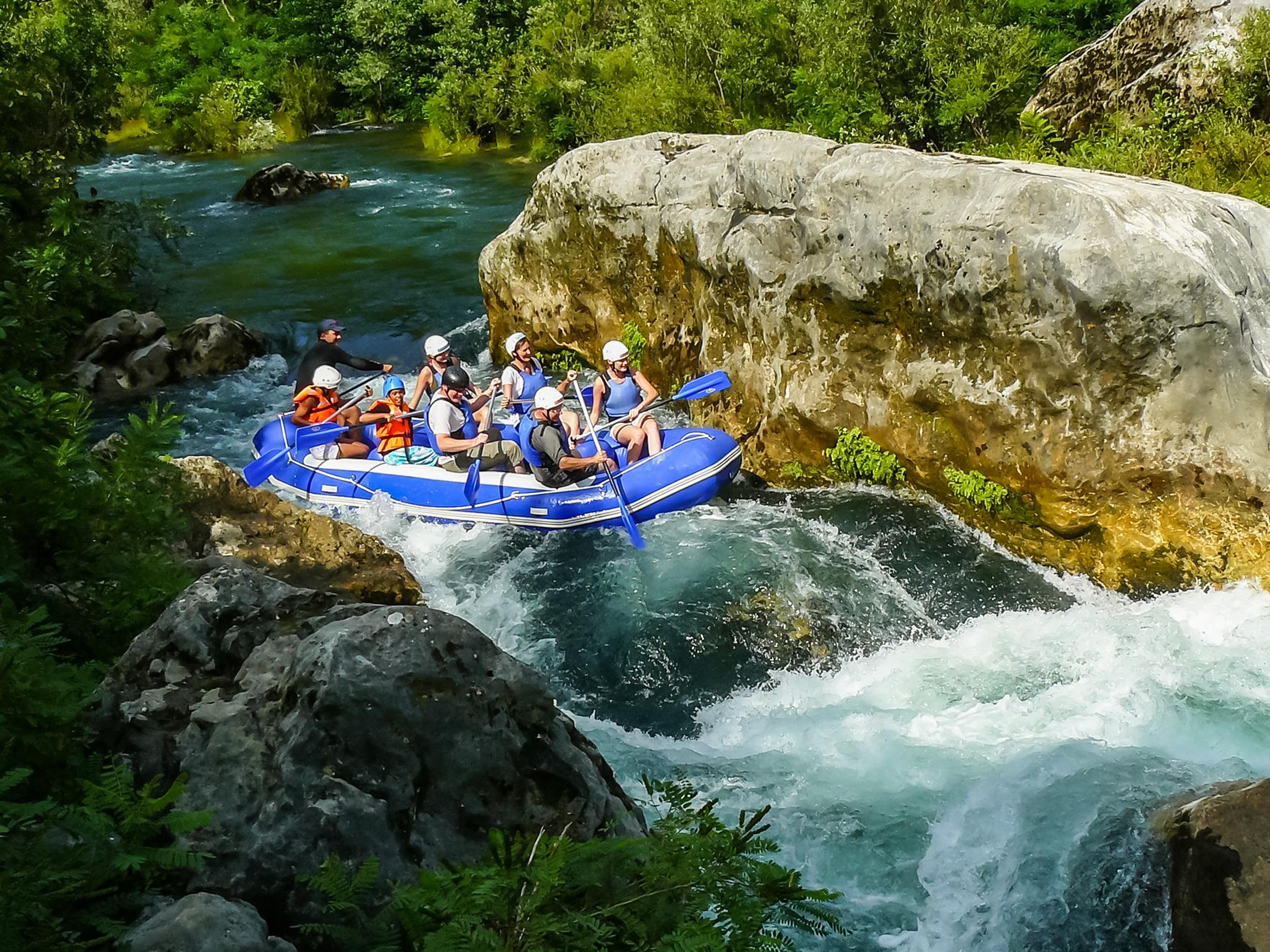 Cetina River Rafting & Cliff Jumping Adventure from Omiš
