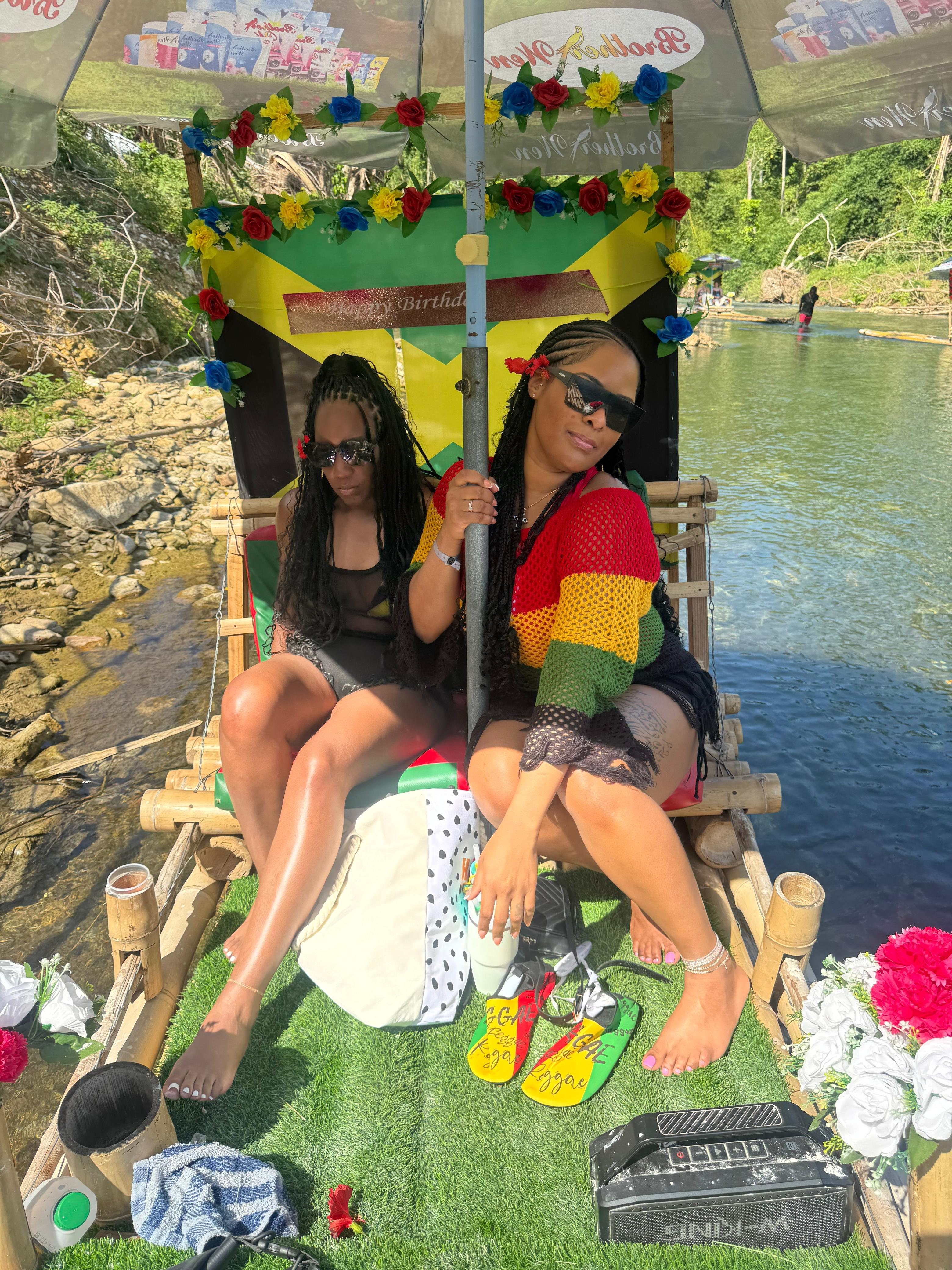 Great River Bamboo Rafting & Limestone Foot Massage