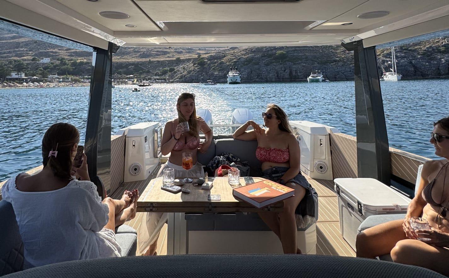 Private Sunset Yacht Cruise with Swimming & Drinks