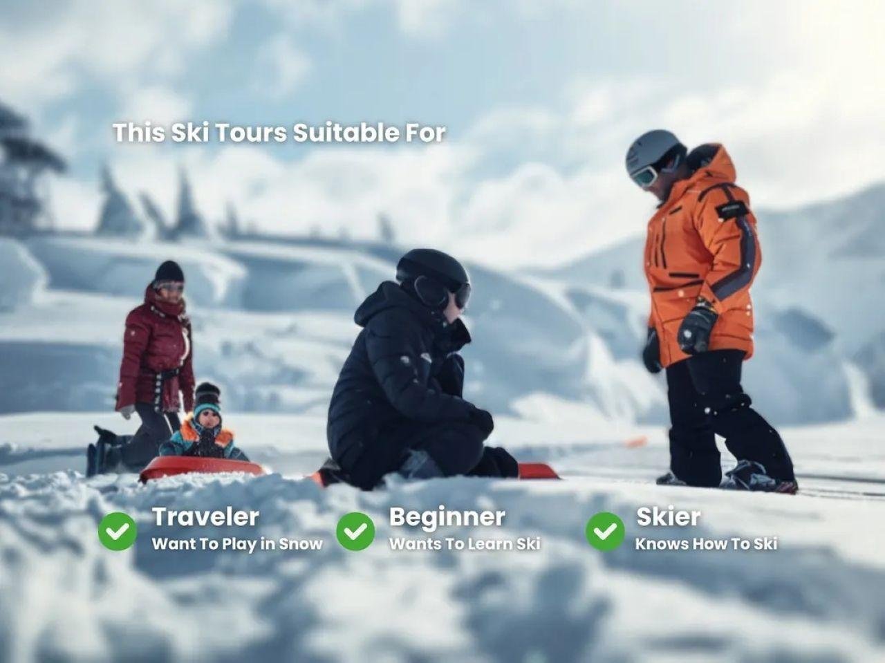 Mount Fuji Snow Day: Skiing & Winter Fun at Yeti Resort from Tokyo