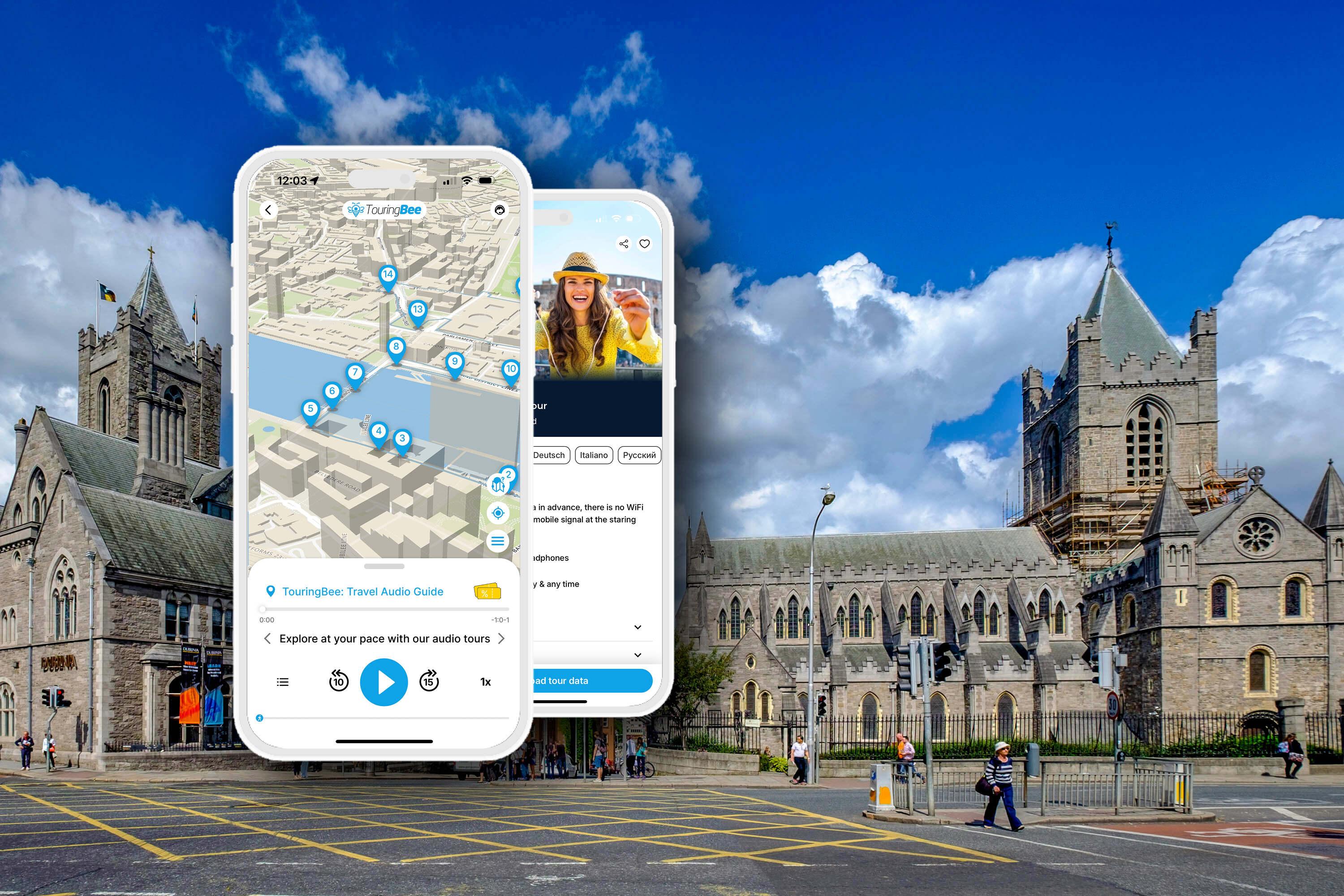 Dublin River Cruise & Audio Walking Tour