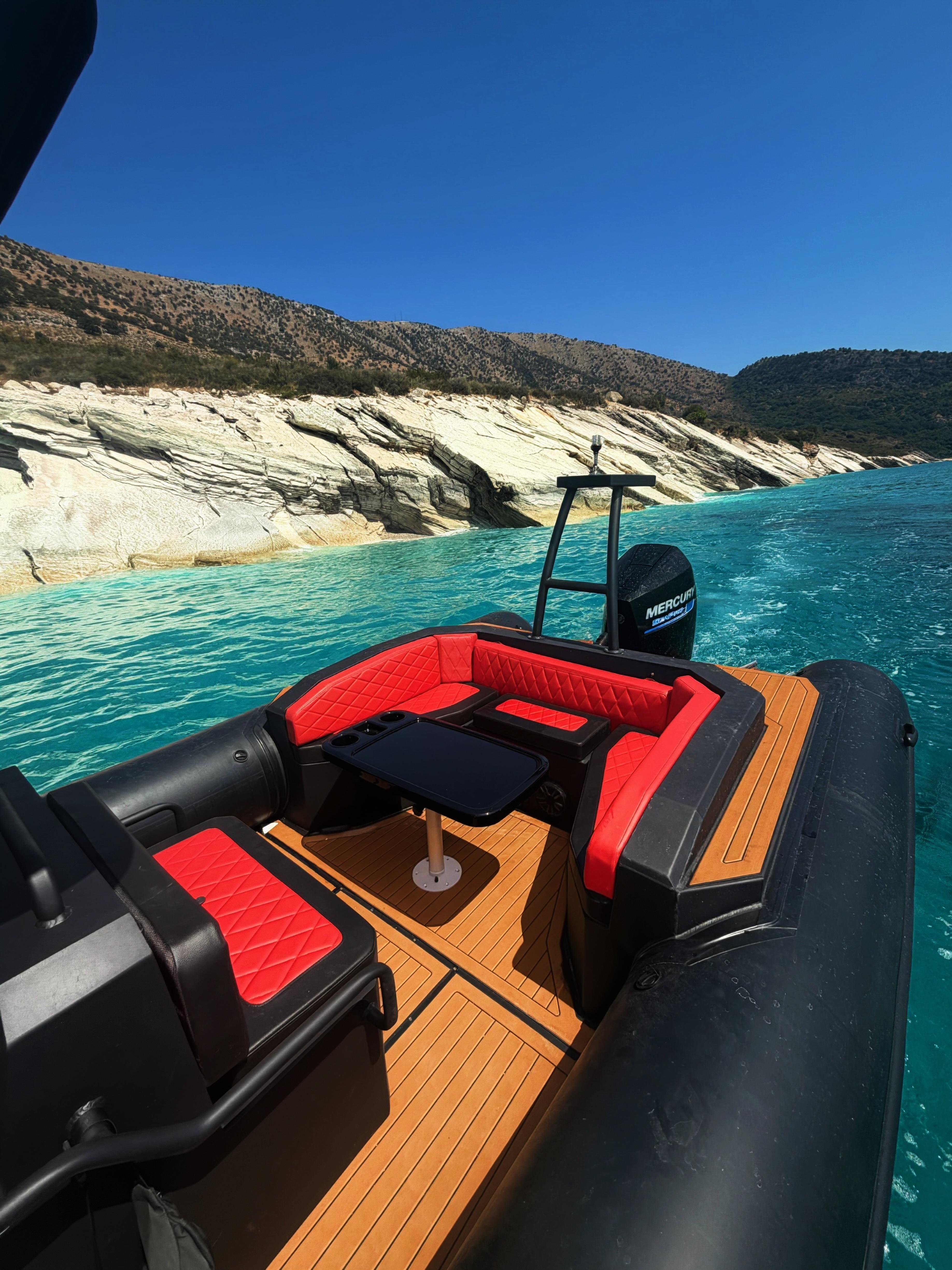 Albanian Riviera Boat Adventure with Swimming & Snorkeling