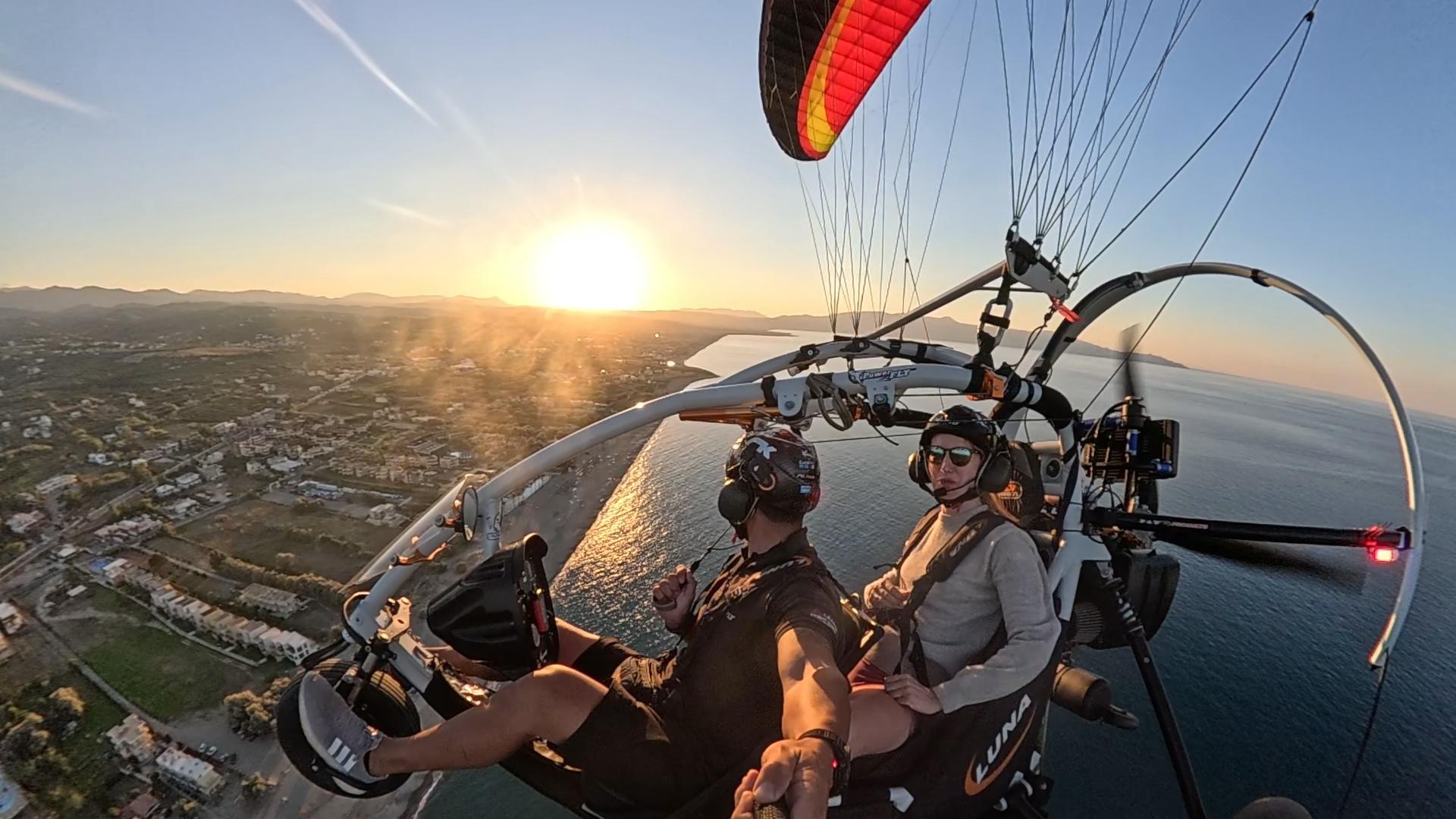 Chania Paratriking Flight with Professional Instructor