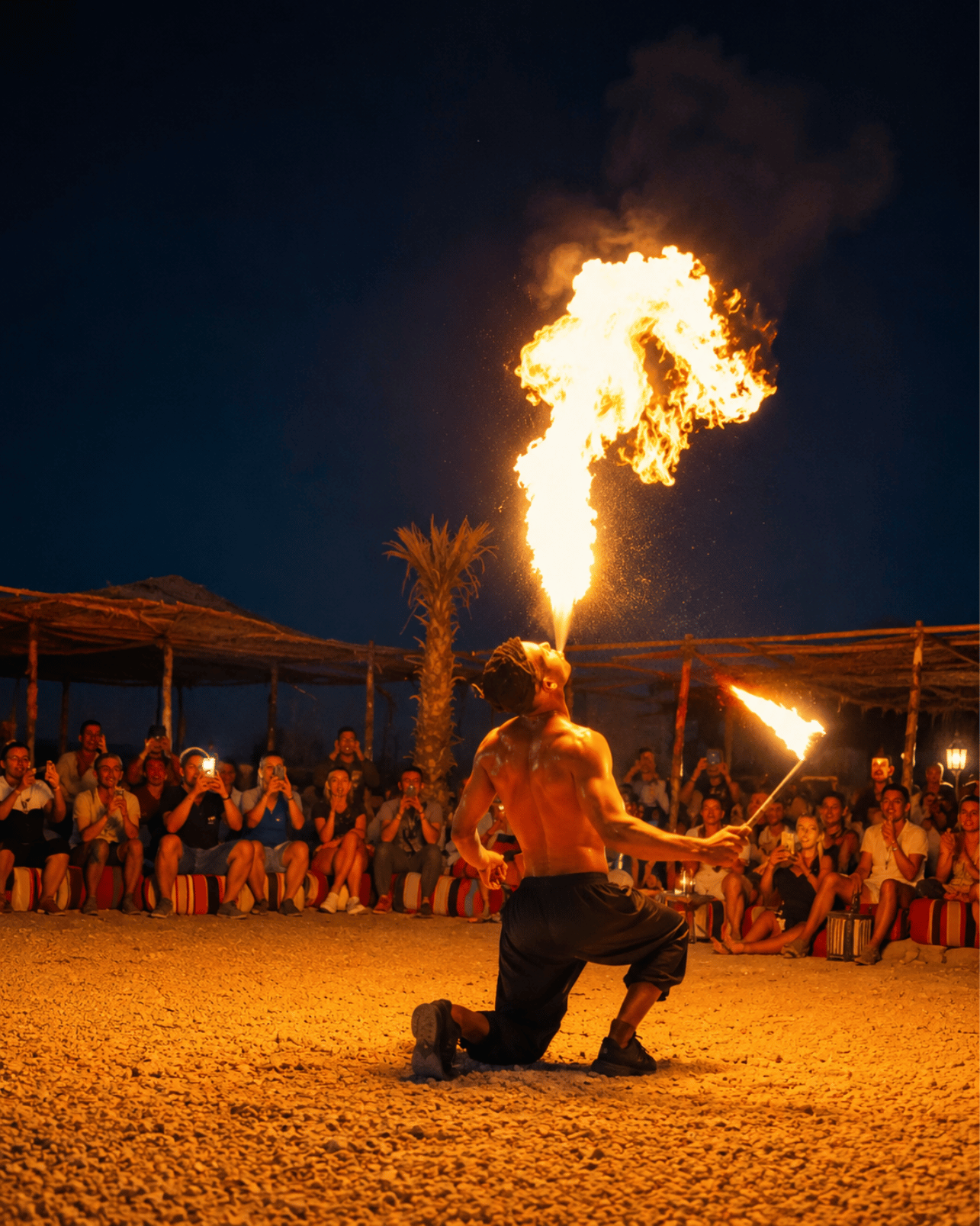 Agafay Desert Sunset Dinner & Cultural Fire Show from Marrakech
