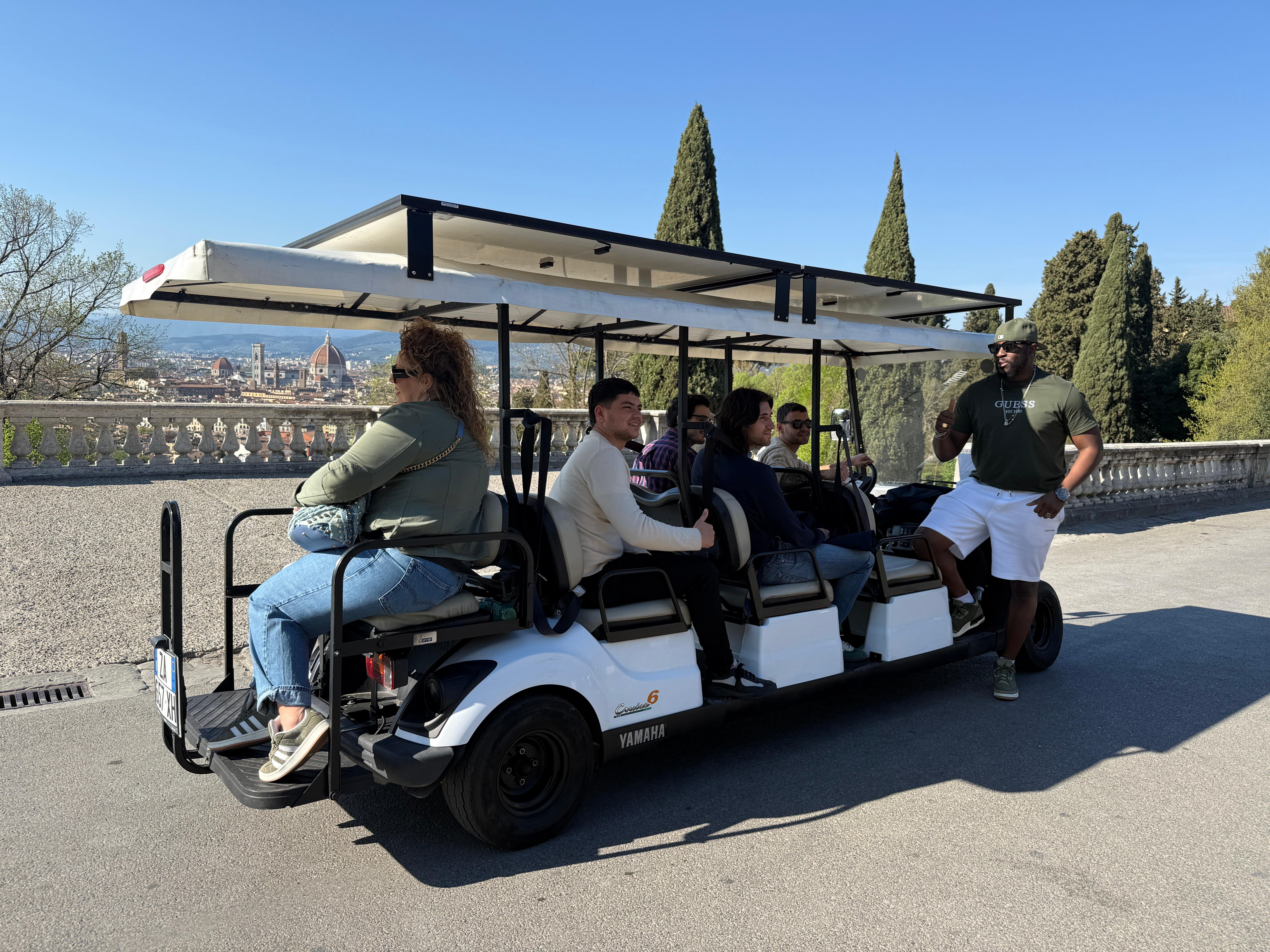 Florence Panoramic Views Official Golf Cart City Tour