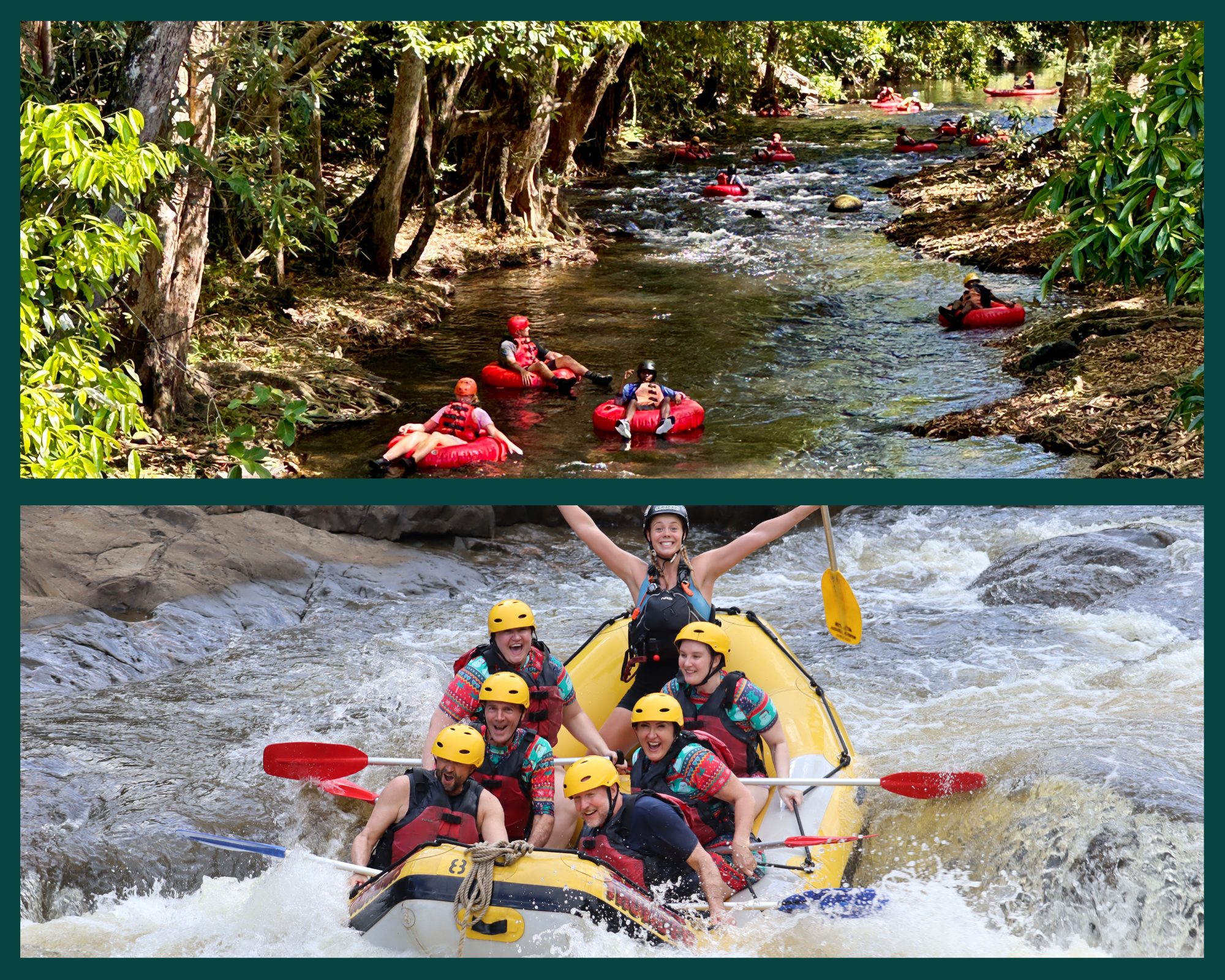 Rainforest River Tubing & Barron River Rafting Adventure