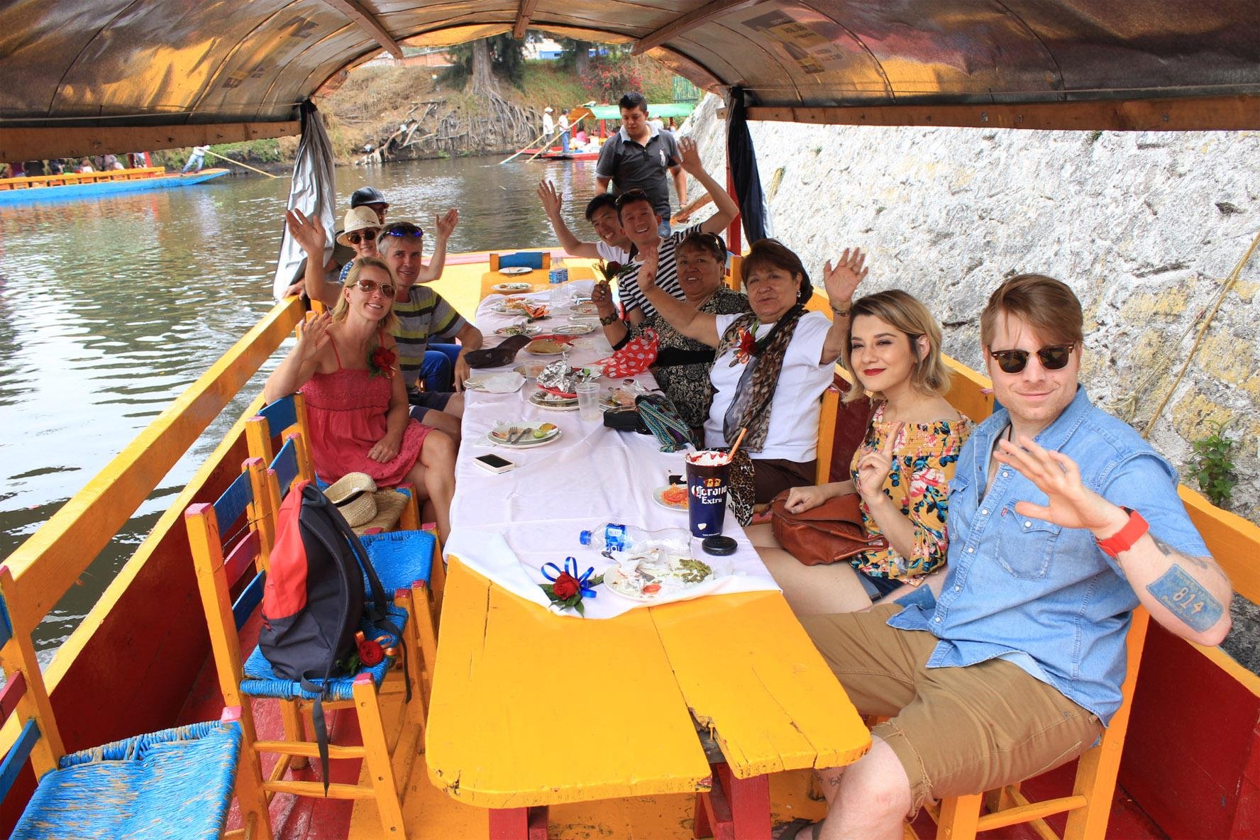 Xochimilco Trajinera Canal Party with Mariachi & Drinks