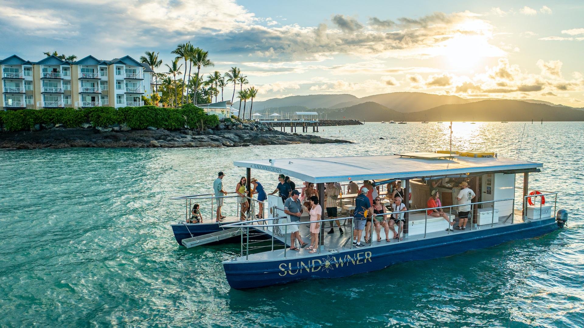 Airlie Beach Sunset Catamaran Cruise with Sparkling Wine