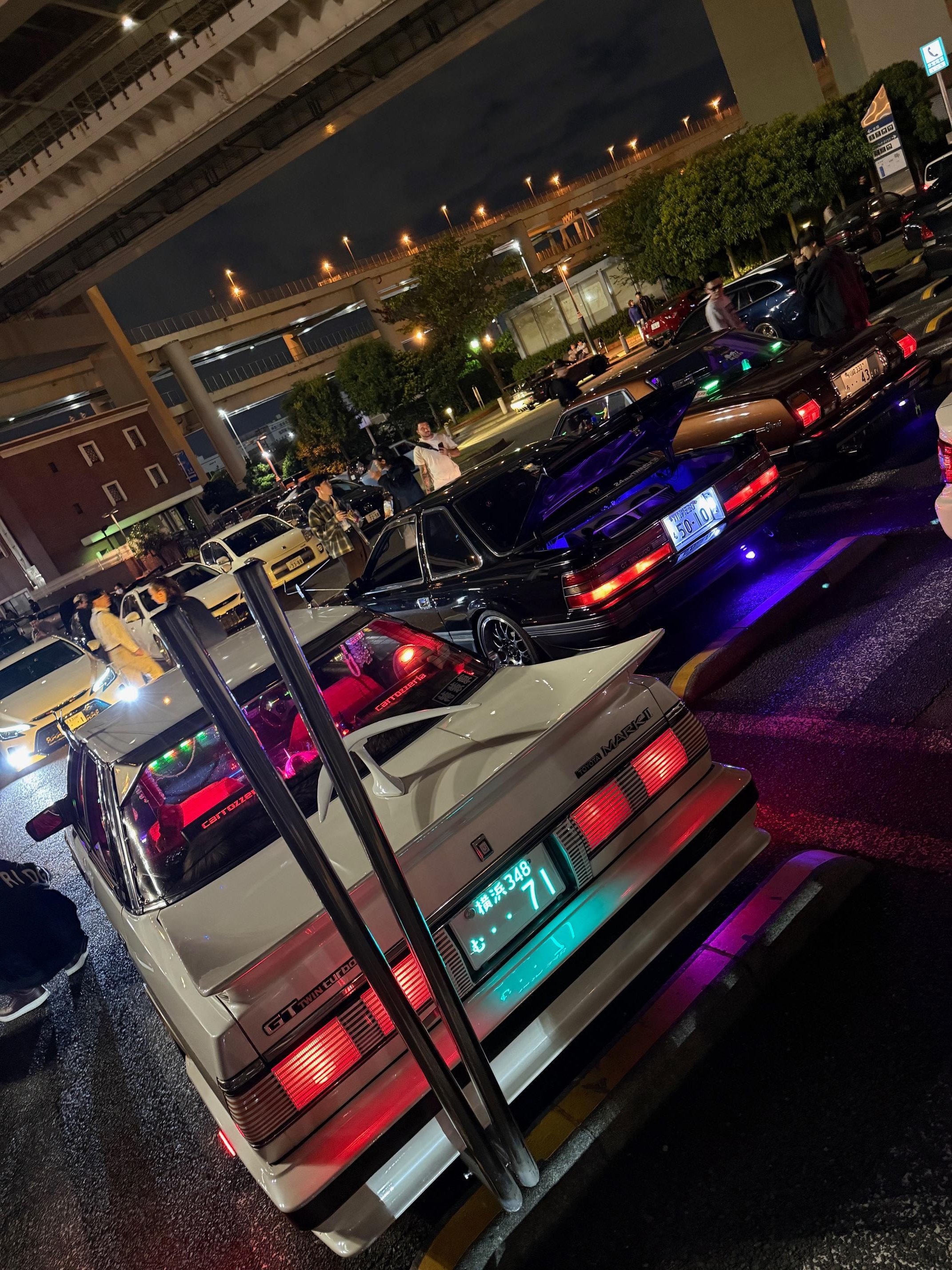Tokyo Night Run – EVO WRX SKYLINE Daikoku Experience - Tokyo car meet tour at Daikoku PA