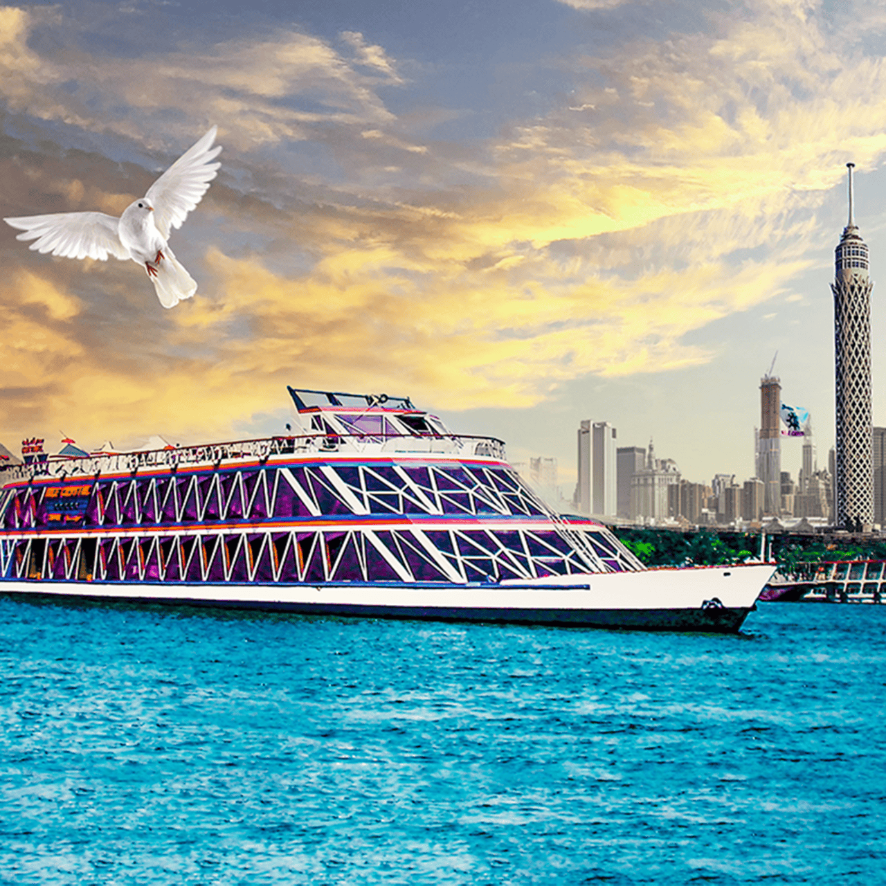 Onyx Boat Nile Dinner Cruise with Live Entertainment