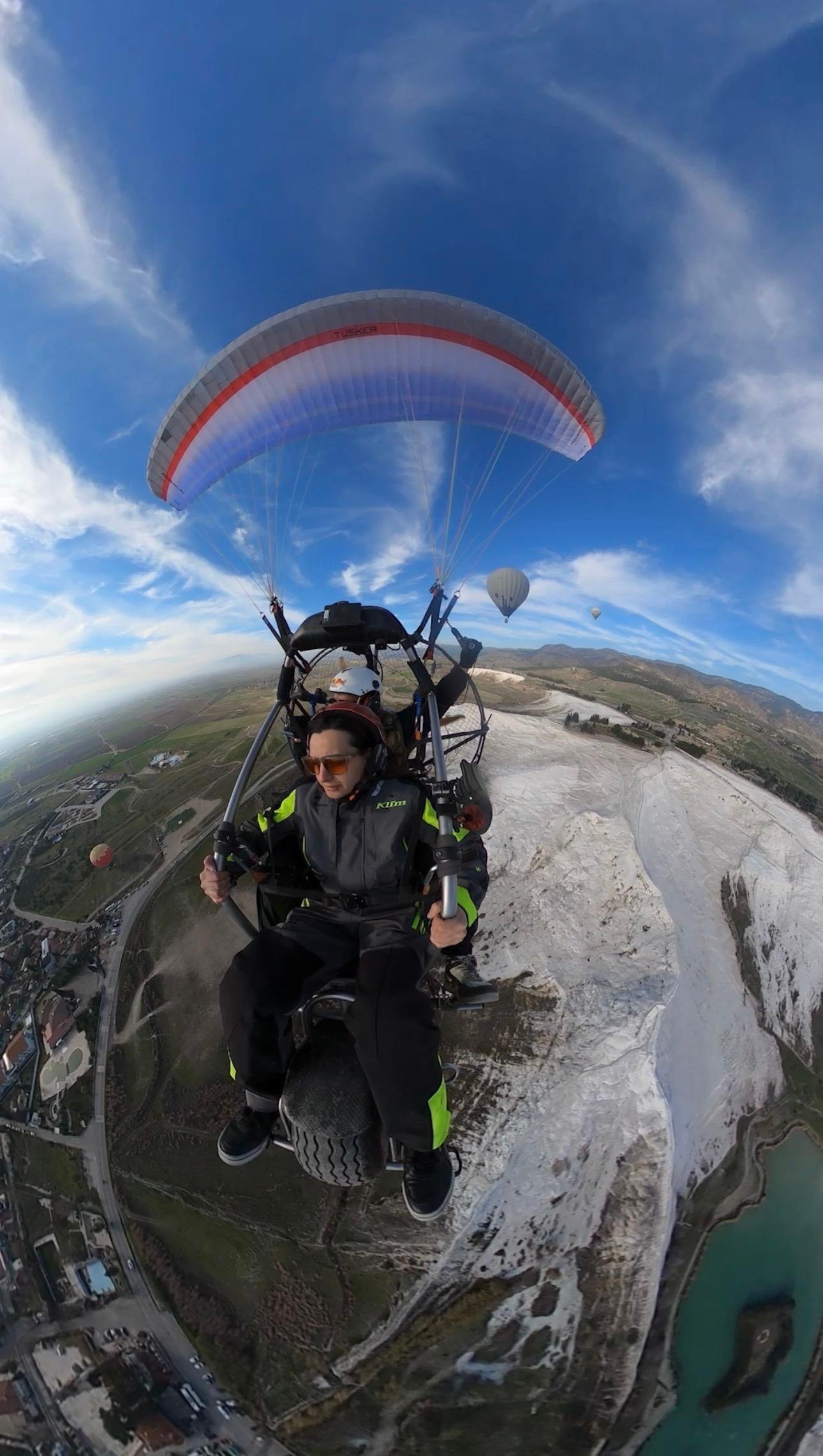 Pamukkale Aerial Paratrike Adventure with Transfers
